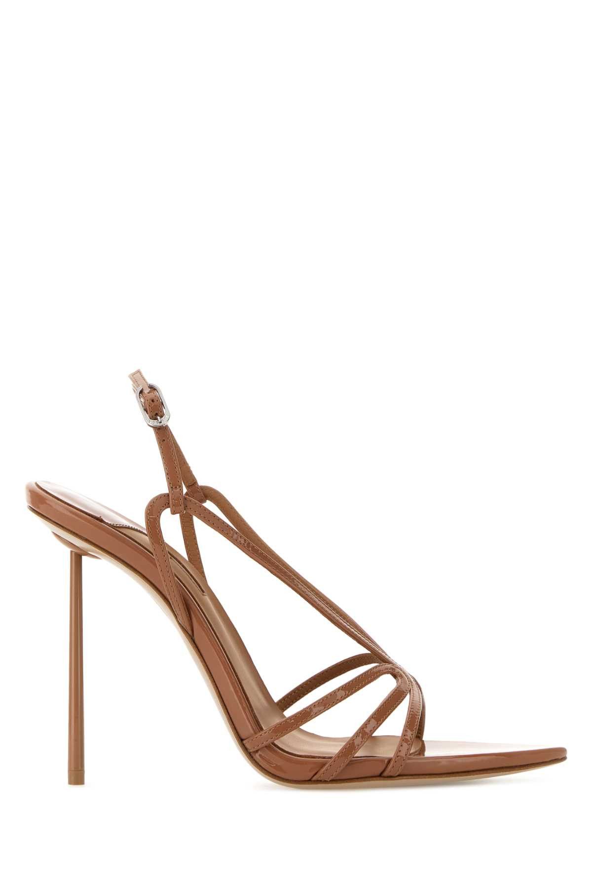 Le Silla Camel Leather Eugenie Sandals Size US 10 / IT 40 - 1 Thumbnail