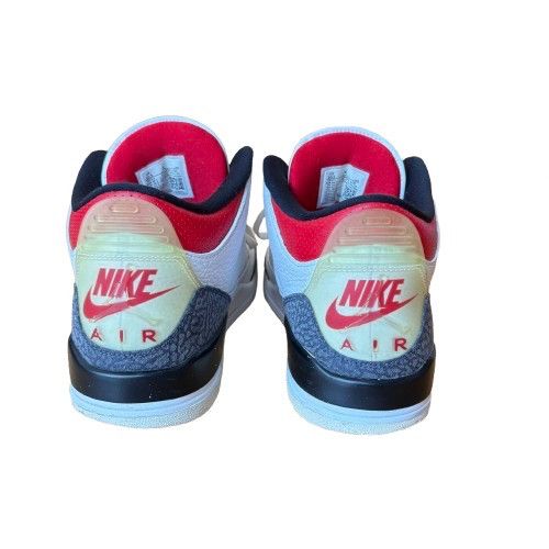 Jordan Brand Jordan 3 Retro SE Fire Red Denim (2020) Size US 10.5 / EU 43-44 - 6 Thumbnail