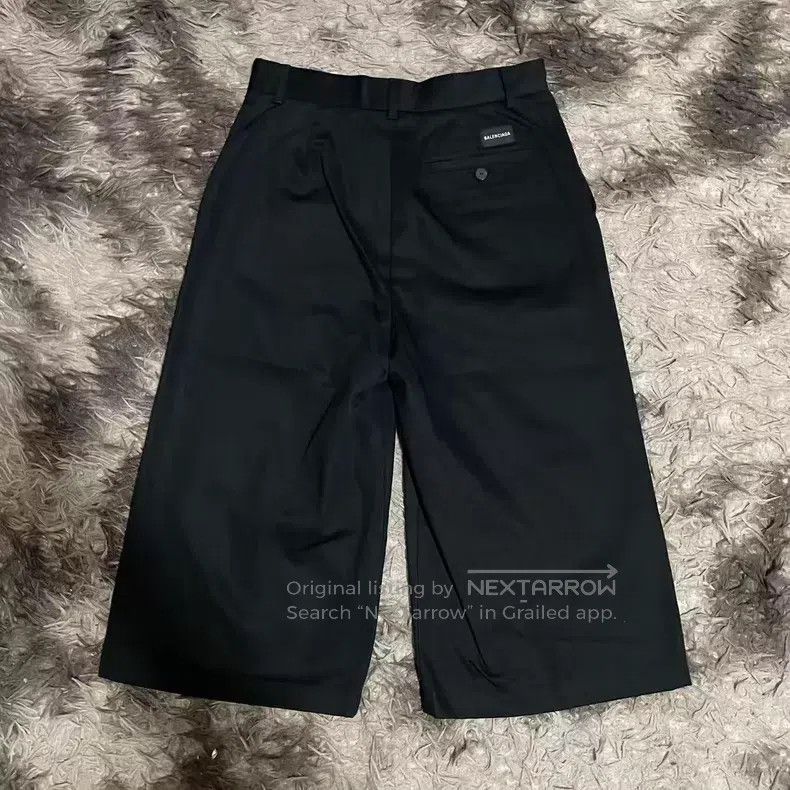 Balenciaga Balenciaga Black Nylon 8 Inch Pants Size US 38 / EU 54 - 2 Thumbnail