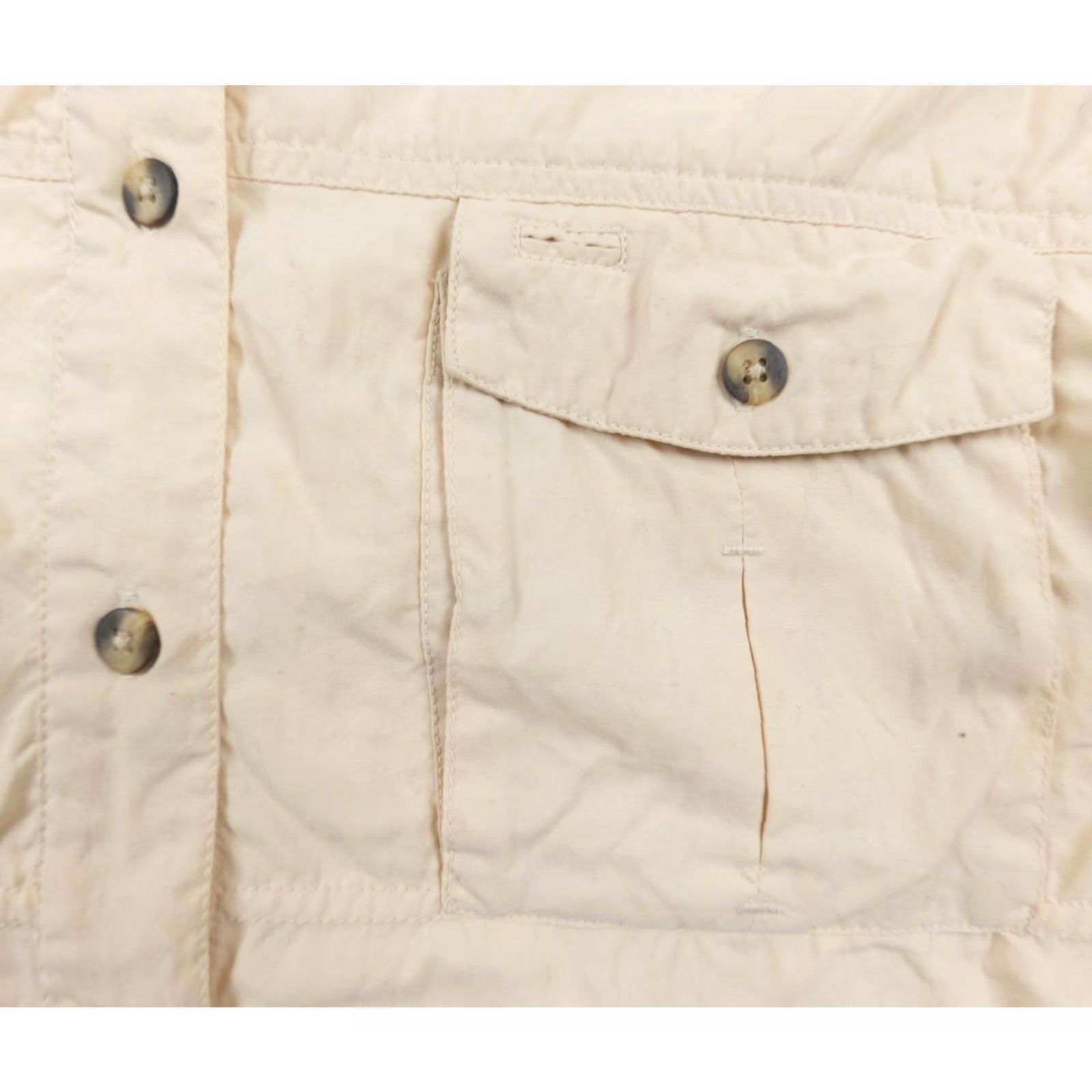 The North Face VINTAGE The North Face Shirt Women’s Small Beige Button-Down Long Sleeve Breathable Vent Shirt Size S / US 4 / IT 40 - 3 Thumbnail