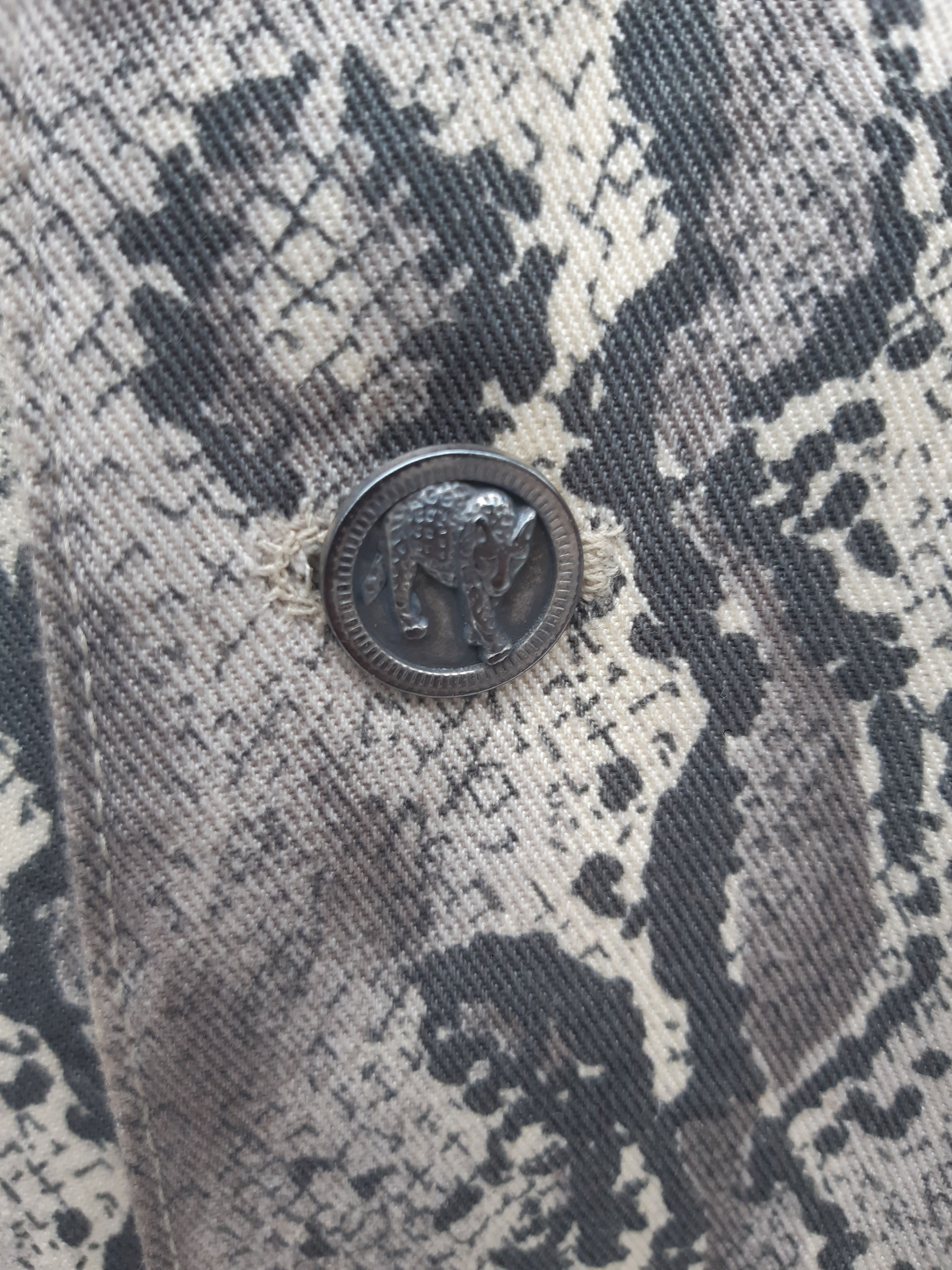 Versus Versace Vintage 90s GIANNI VERSACE VERSUS men's vest Size 42R - 5 Thumbnail