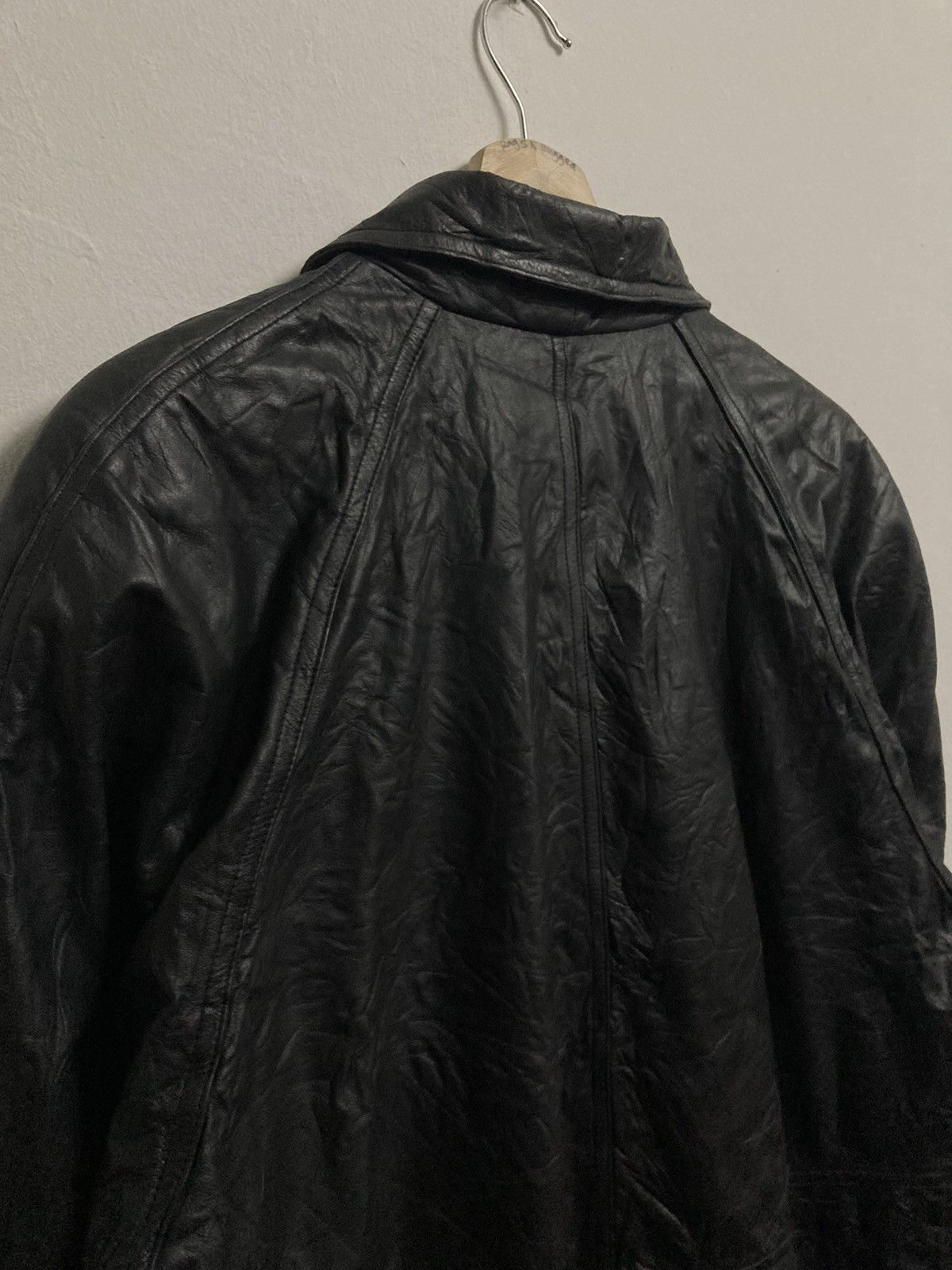 Genuine Leather Vintage Castelbajac Long Leather Jacket Size L Size US L / EU 52-54 / 3 - 11 Thumbnail