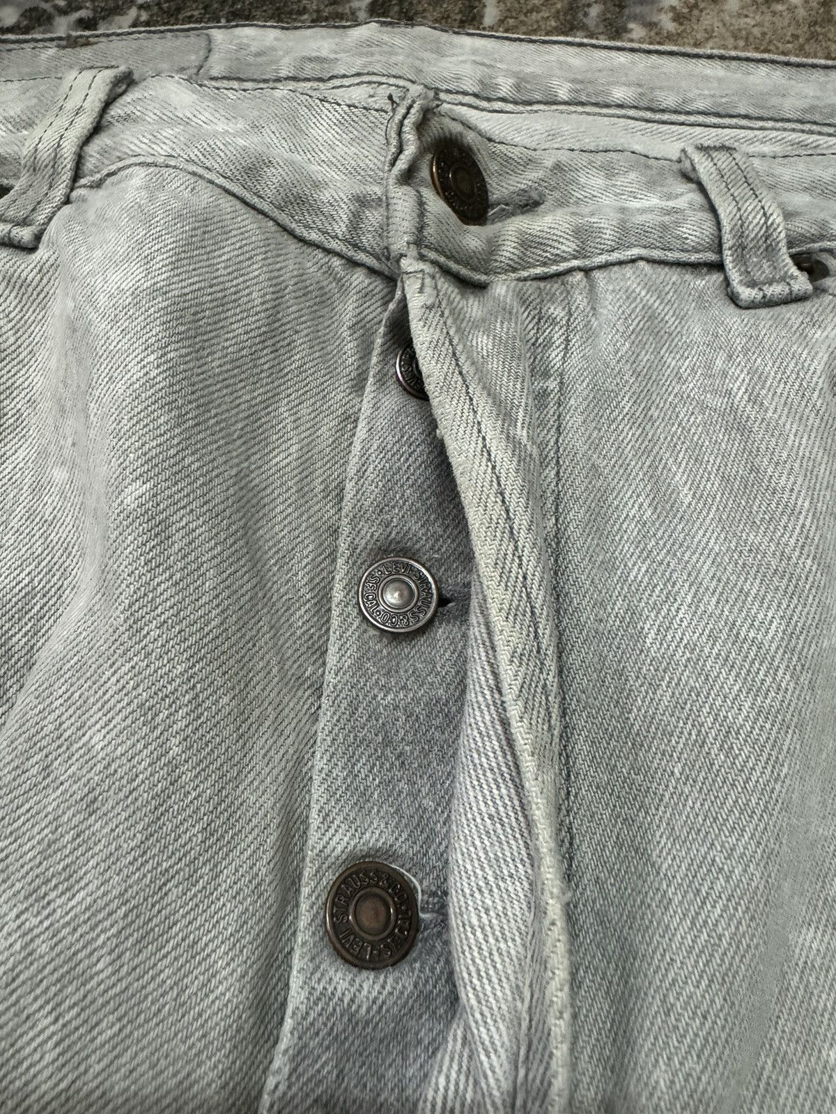 Levi's Vintage Levi’s 501 Distressed Blue Faded W36 Made In Usa Size US 36 / EU 52 - 5 Thumbnail