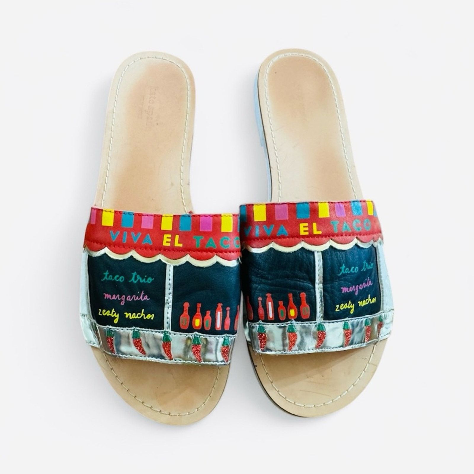 Kate Spade Kate Spade Viva El Taco Truck Women's Slippers Rare Size US 9.5 / IT 39.5 - 1 Thumbnail