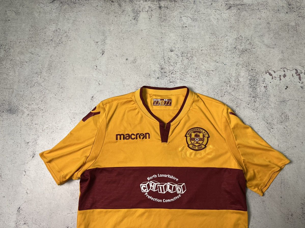 Macron MOTHERWELL 2017/18 HOME FOOTBALL SHIRT SOCCER JERSEY MACRON Size US M / EU 48-50 / 2 - 2 Thumbnail