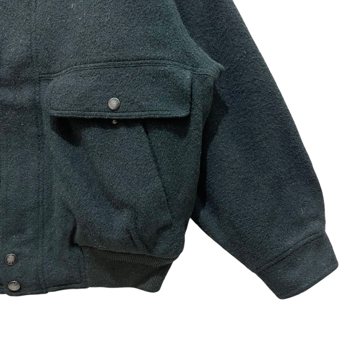 Designer × Vintage Vintage 90s Gulk Club For Nice Man Wool Bomber Jacket Size US M / EU 48-50 / 2 - 5 Thumbnail