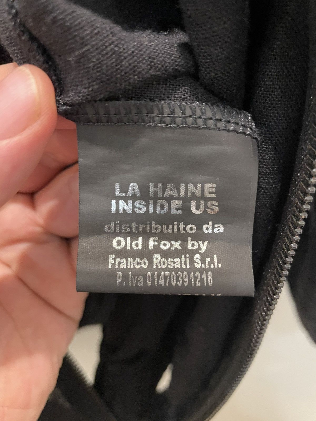 La Haine Inside Us LA HAINE INSIDE US - Linen Bomber Jacket - Sz L - Black Size US L / EU 52-54 / 3 - 6 Thumbnail