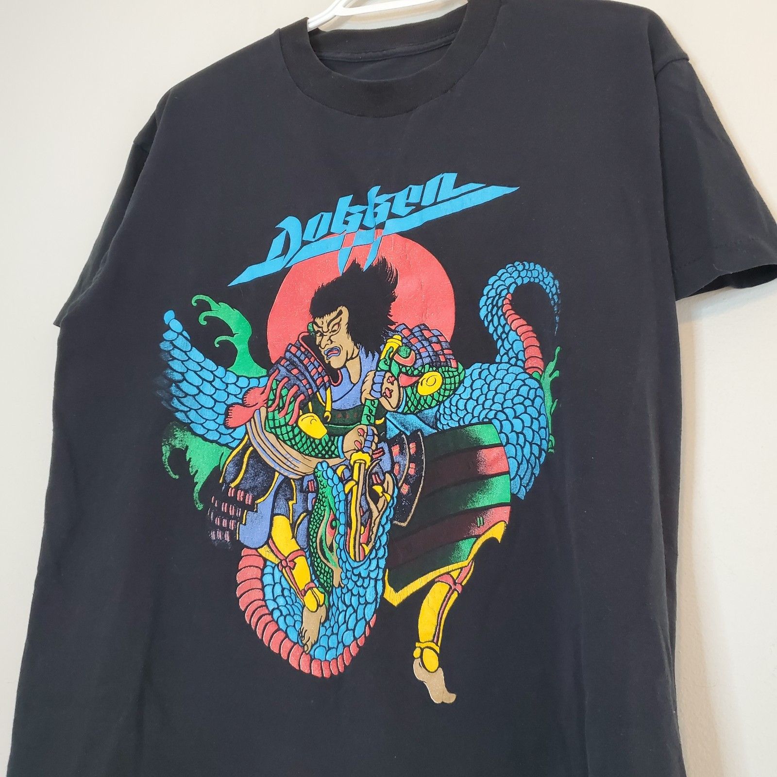 Vintage Vintage 80s Dokken Beast From The East Shirt Black Size L Size US L / EU 52-54 / 3 - 3 Thumbnail