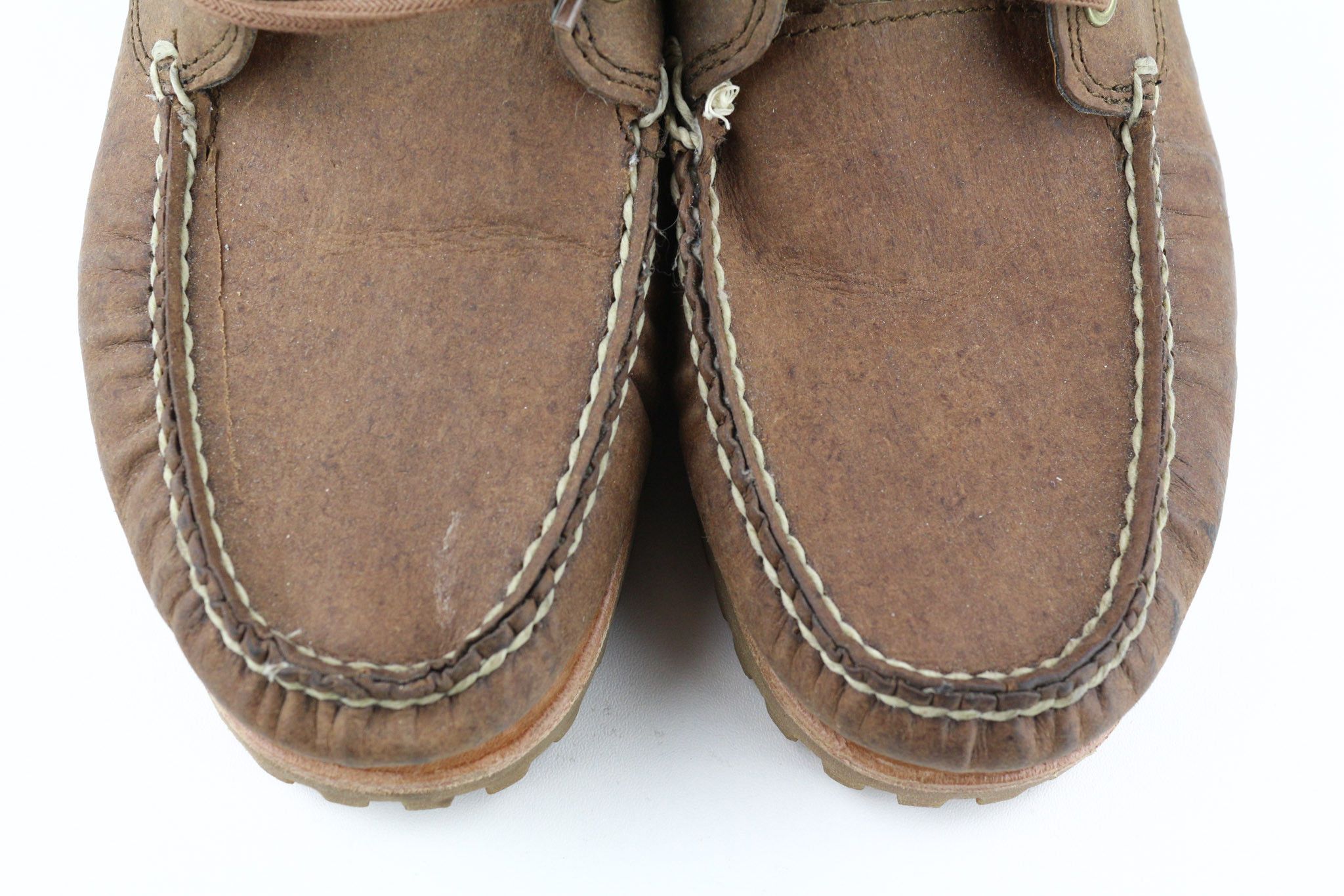 Timberland A2HB2 UK8 Brown Leather Almond ReBOTL 79837 Size US 8.5 / EU 41-42 - 3 Thumbnail