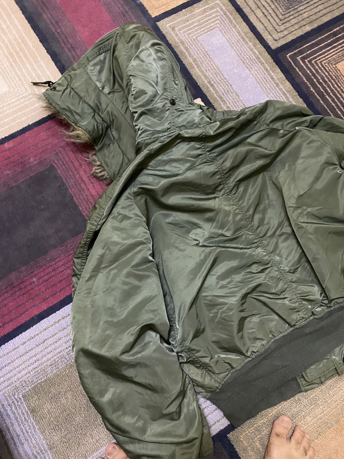Alpha Industries VINTAGE N-28 JACKET APHA INDSUSTRIES ATTACHED HOODIES Size US L / EU 52-54 / 3 - 5 Thumbnail