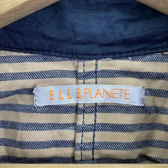 Vintage Vtg 90’ ELLE PARIS MAGAZINE Planete Peacoat Cotton Jacket Size M / US 6-8 / IT 42-44 - 7 Thumbnail