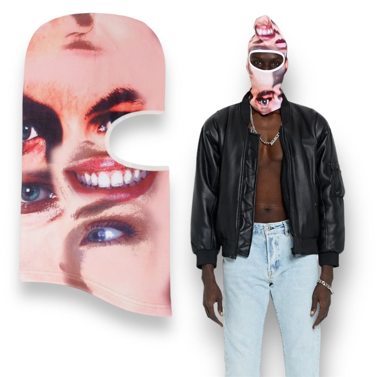 Other Multicolor Skin Balaclava - Guilty Size ONE SIZE - 1 Thumbnail
