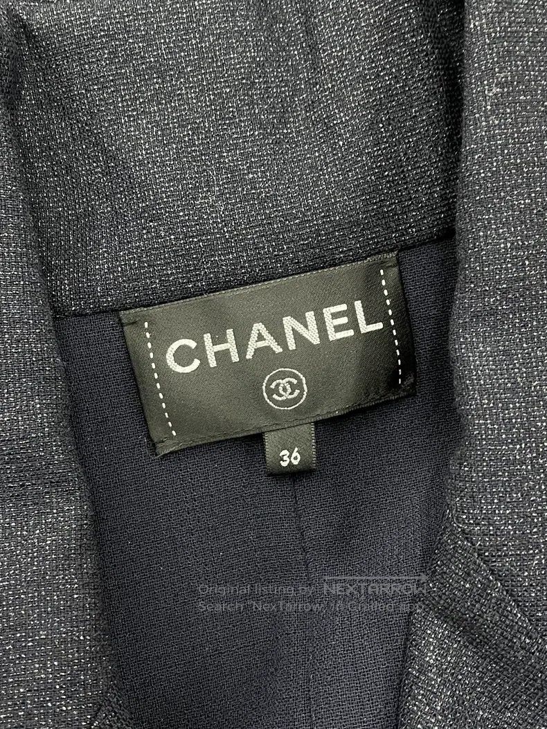 Chanel Chanel Cruise series catwalk black double-breasted fine fl Size XS / US 0-2 / IT 36-38 - 4 Thumbnail