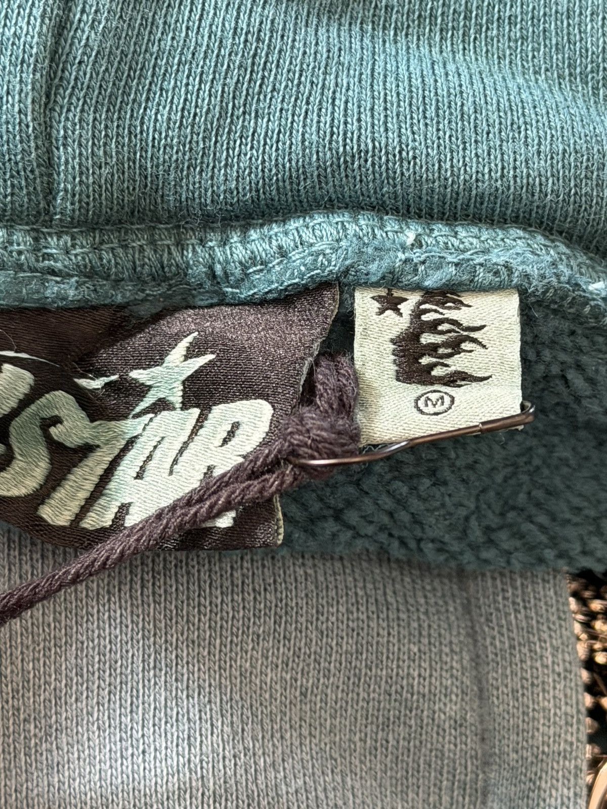HELLSTAR Hellstar Mirror Face Zip Up Hoodie (Medium) Size US M / EU 48-50 / 2 - 4 Thumbnail