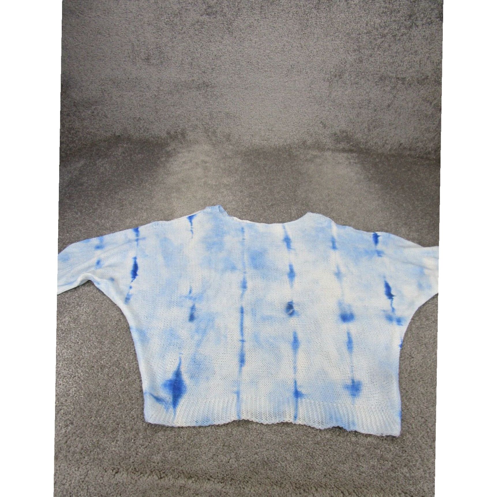Vintage Luisa Ricci Womens Small Blue Knit Tee Shirt Size S / US 4 / IT 40 - 1 Thumbnail