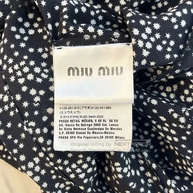 Miu Miu Miu Miu Black Polyester Dress with Collar . Size M / US 6-8 / IT 42-44 - 6 Thumbnail