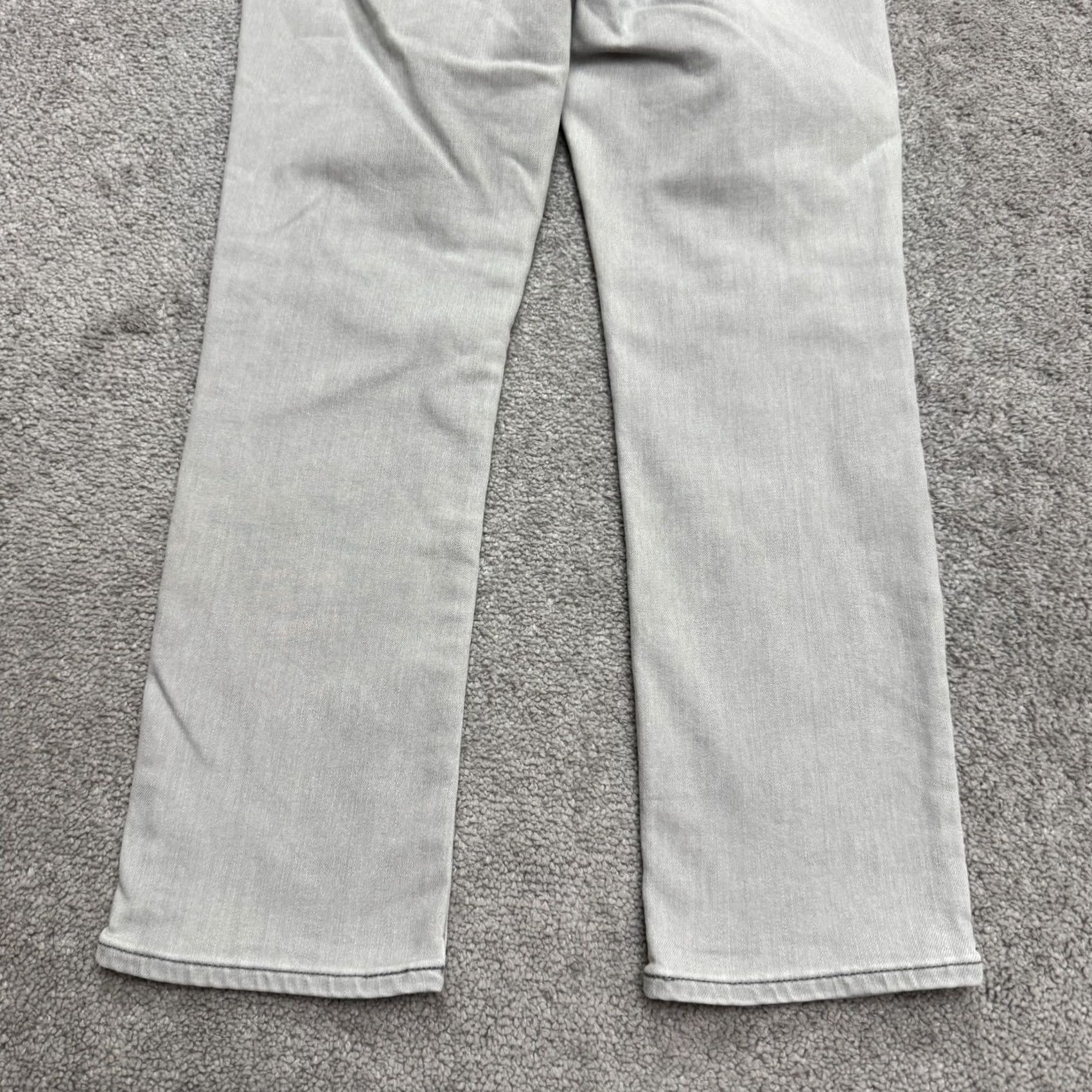 Athleta Athleta Sculptek Jeans Womens 6 Gray Kenai Mint Mid Rise Stretch Denim Skinny Size 28" / US 6 / IT 42 - 3 Thumbnail