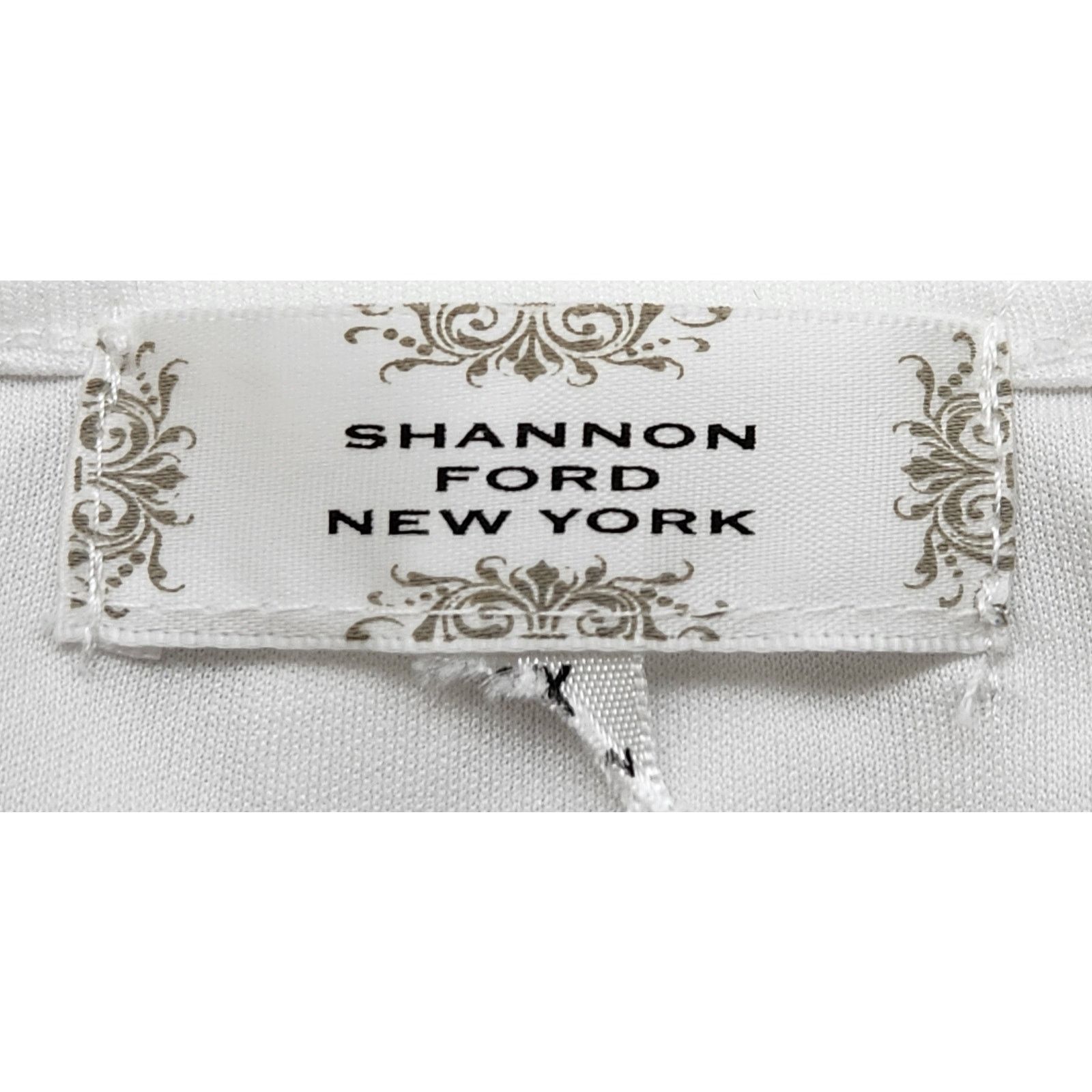Other Shannon Ford New York White Dot Lace Lined Top 2X Plus Soft Size XXL / US 16-18 / IT 52-54 - 5 Thumbnail