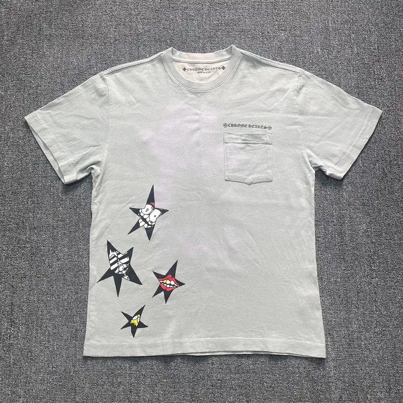 Chrome Hearts Chrome Hearts Gray Short Sleeve T-Shirt 0089 Size US M / EU 48-50 / 2 - 1 Thumbnail