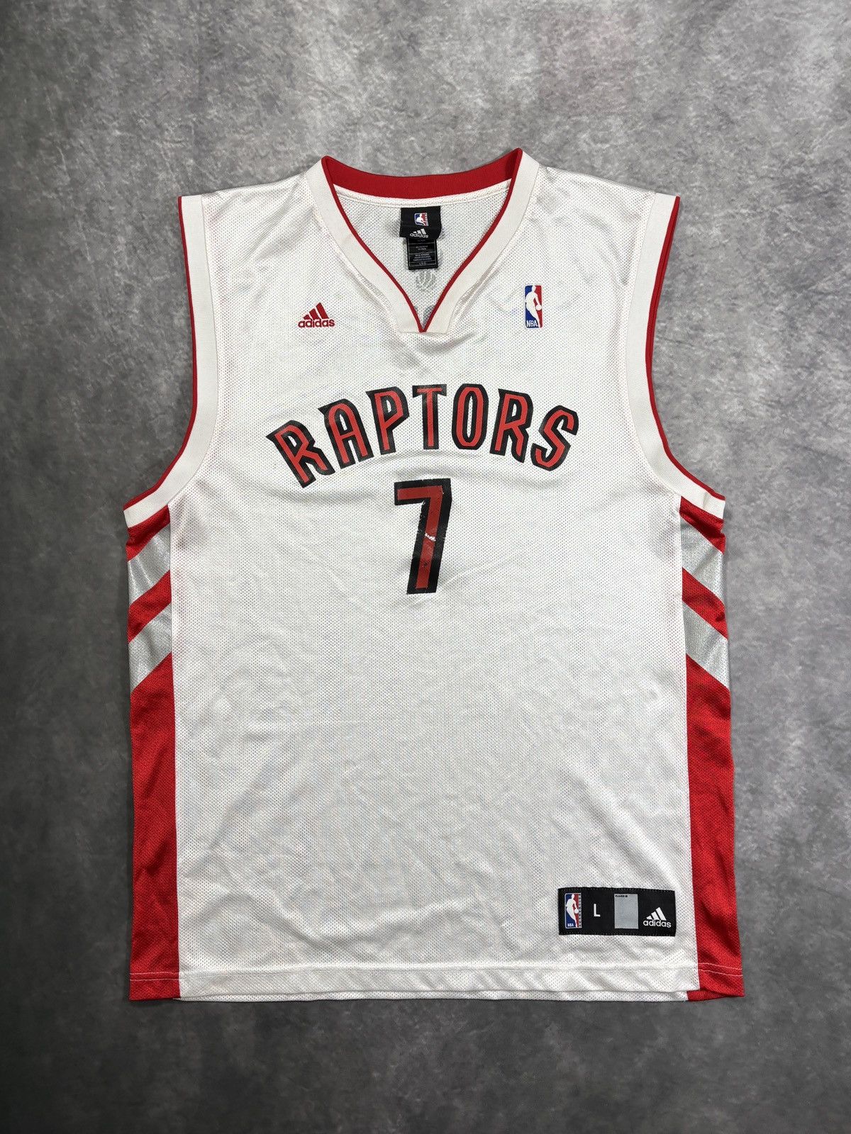 Adidas Vintage Toronto Raptors Jersey 2000s Andrea Bargnani NBA #7 Size US L / EU 52-54 / 3 - 11 Thumbnail