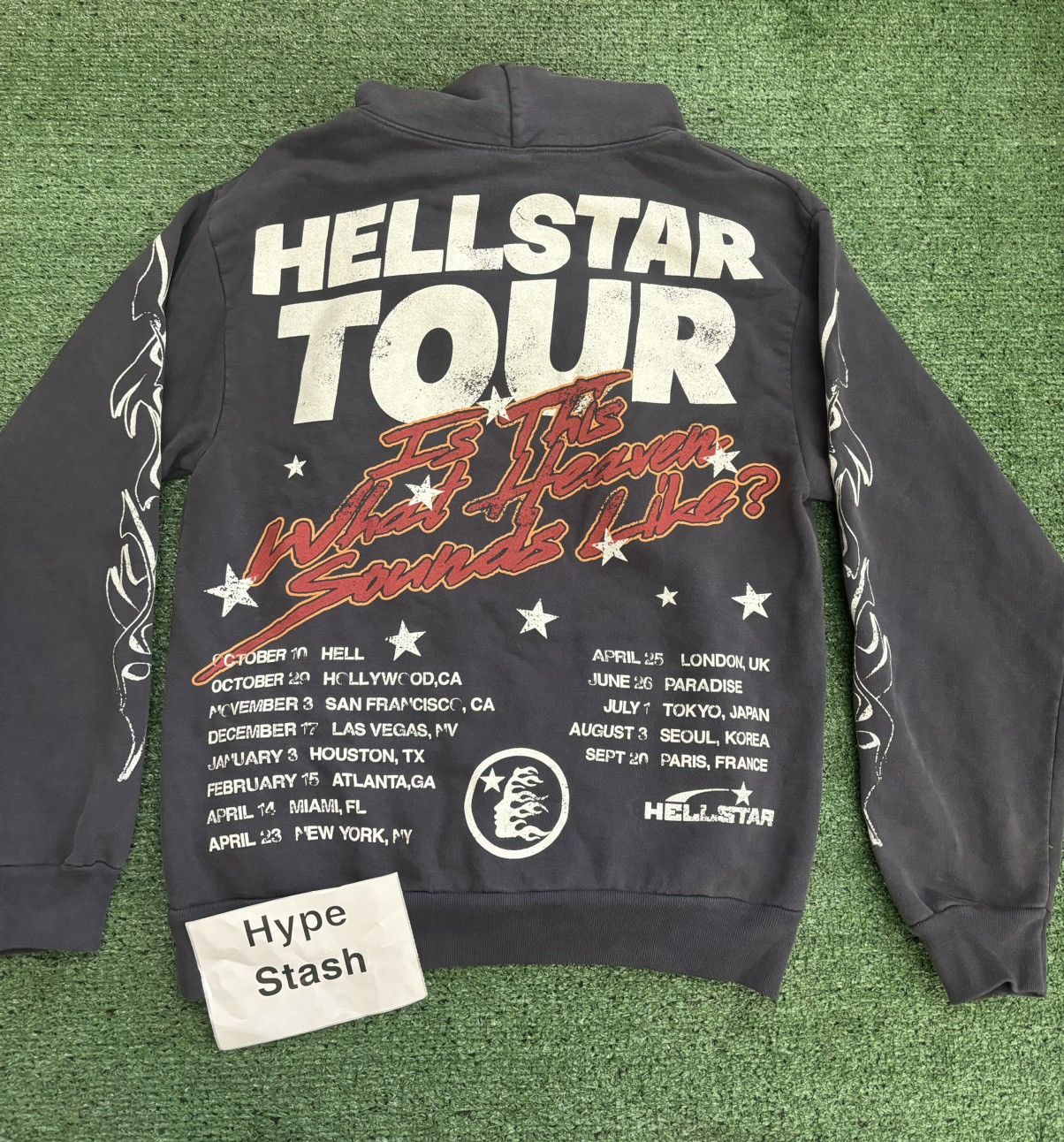 HELLSTAR Hellstar Tour Overseas Hoodie Size US S / EU 44-46 / 1 - 2 Thumbnail