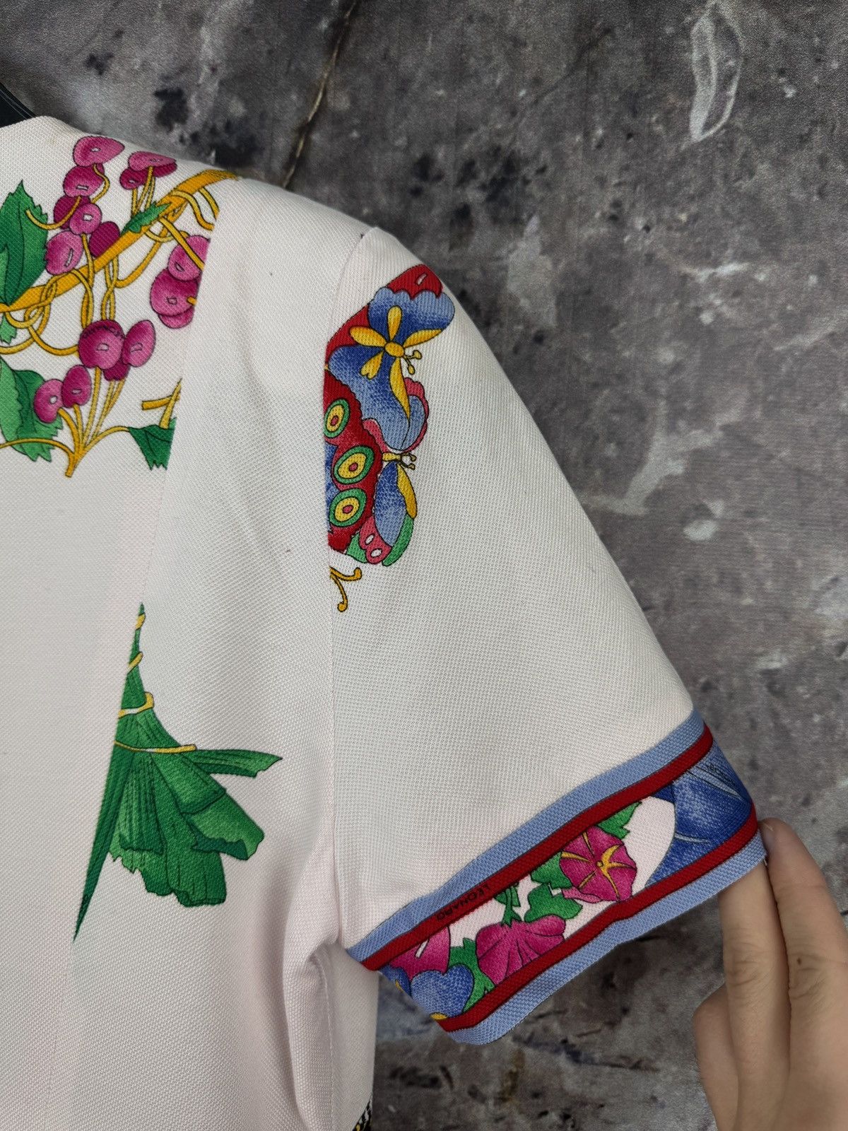 Emilio Pucci Women’s Leonardo Paris Vegatable Jacket With Short Sleeves Size L / US 10 / IT 46 - 16 Thumbnail