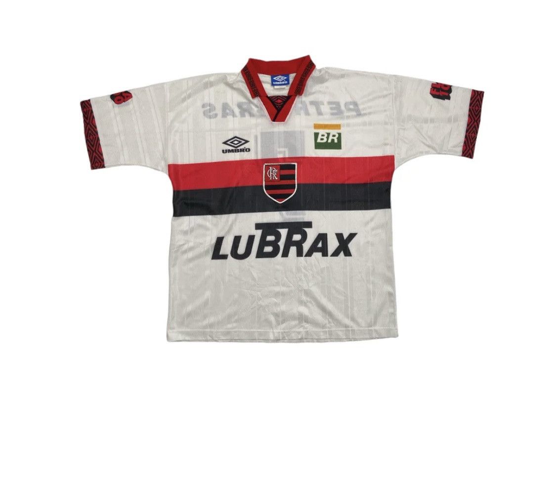 Umbro Vintage Flamingo FC Brasil 90’s Jersey Size US L / EU 52-54 / 3 - 1 Thumbnail