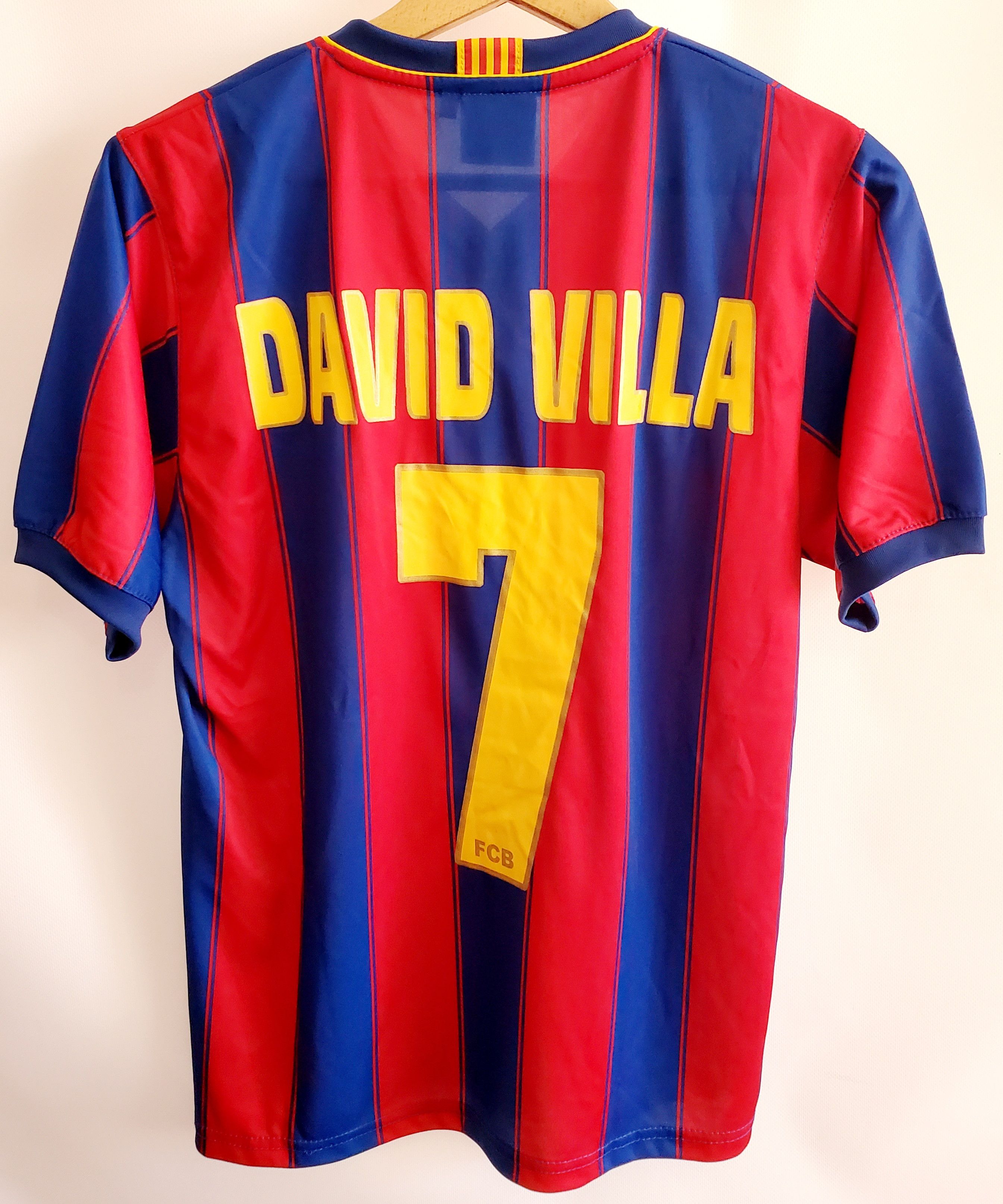 Other FC Barcelona 2009/10 #7 David Villa soccer jersey size S,M Size US S / EU 44-46 / 1 - 1 Thumbnail