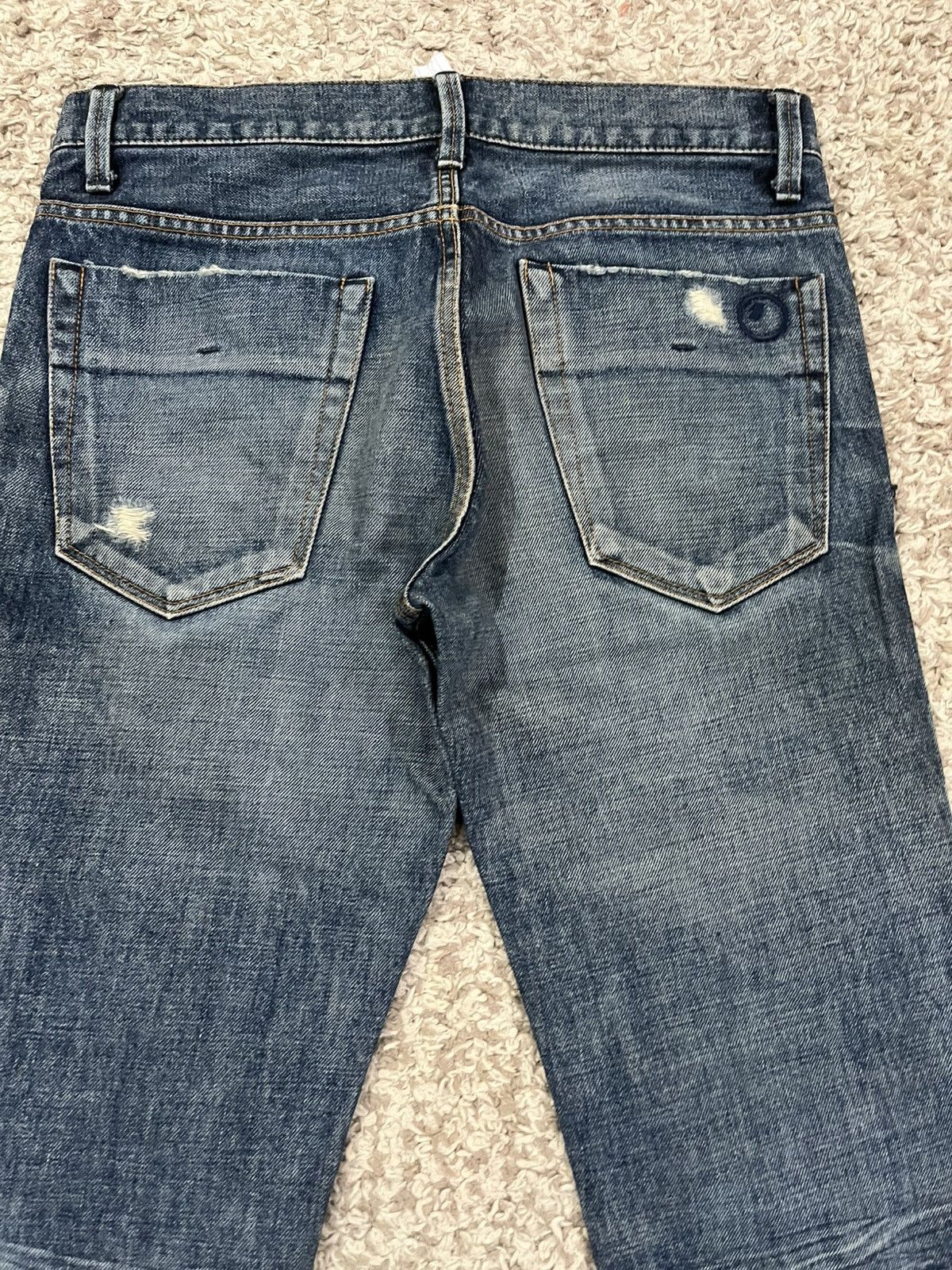 If Six Was Nine 🔥🔥 LUI’S JAPAN SKINNY PUNK DISTRESSED JEANS Size US 30 / EU 46 - 9 Thumbnail