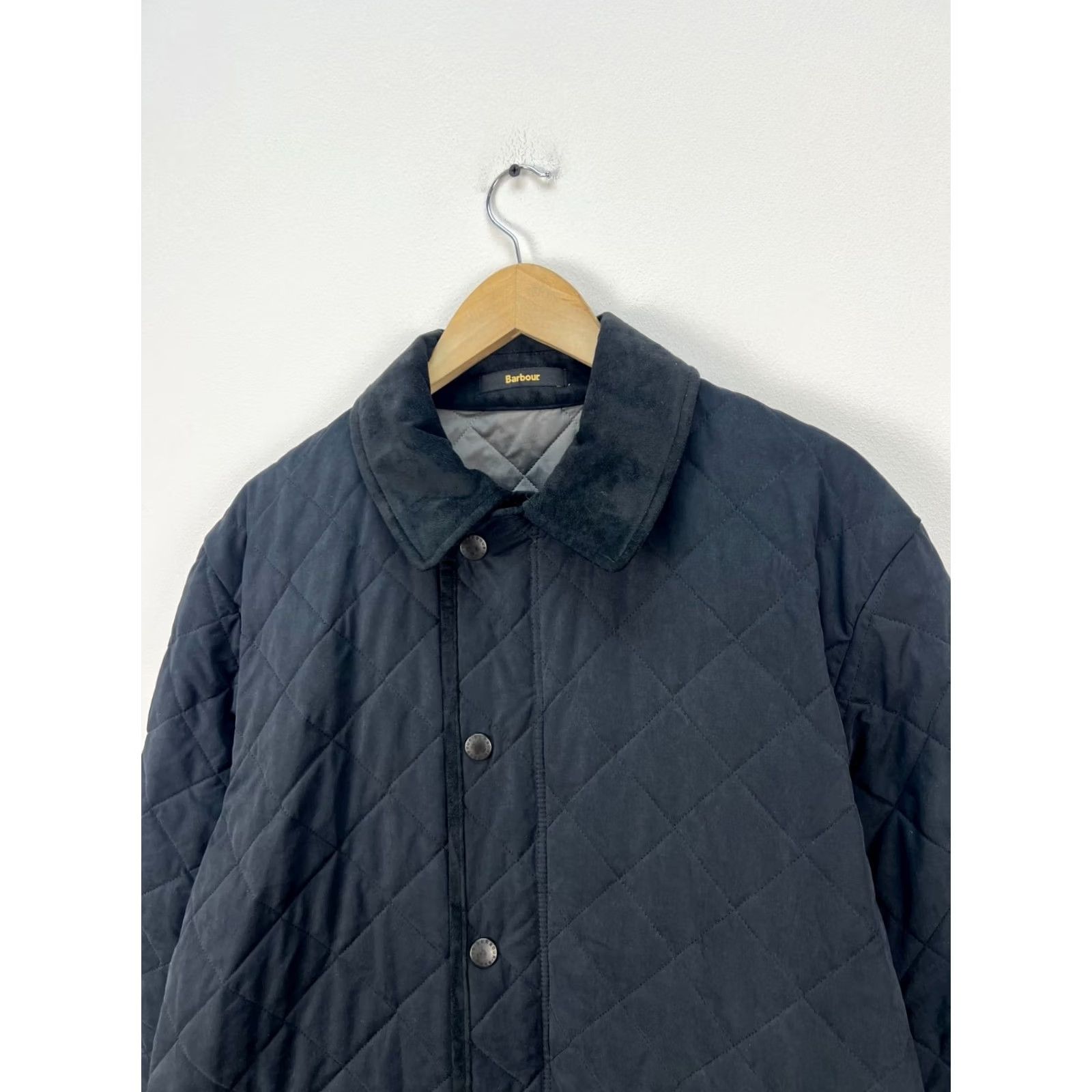 Barbour Barbour Quilt Jacket Mens L Black Quilted Vintage D599 Coat Shirt? Size US L / EU 52-54 / 3 - 6 Thumbnail