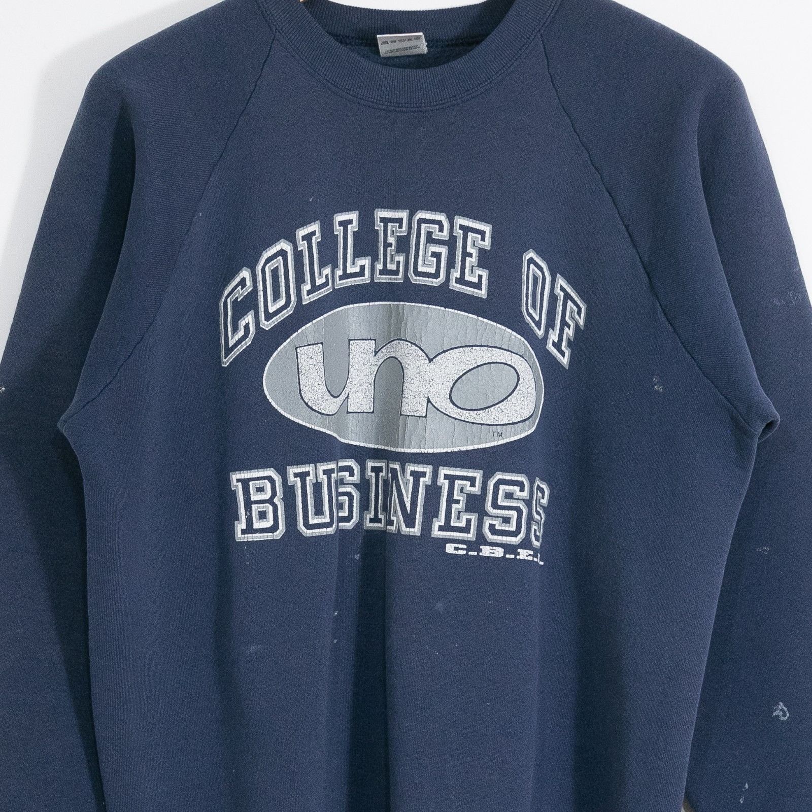 Vintage Vintage 90s University Nebraska Omaha Sweatshirt Mens XL Size US XL / EU 56 / 4 - 2 Thumbnail