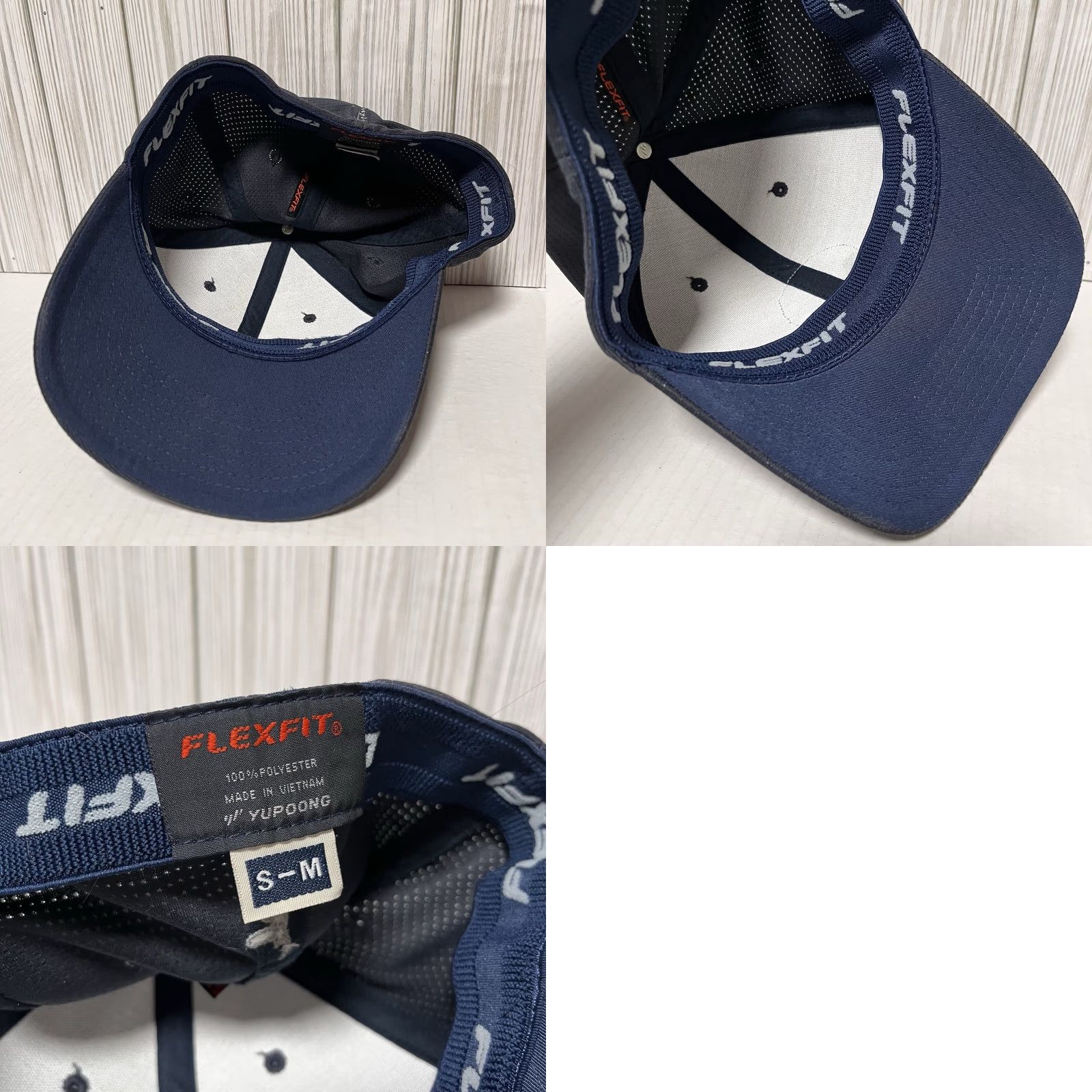 TravisMathew VINTAGE Travis Mathew Golf Hat Cap Minnesota Logo Navy Blue Flexfit S/M Medium Men Golf Hat Adjustable Breathable Lightweight 90s USA Mens Size ONE SIZE - 8 Thumbnail