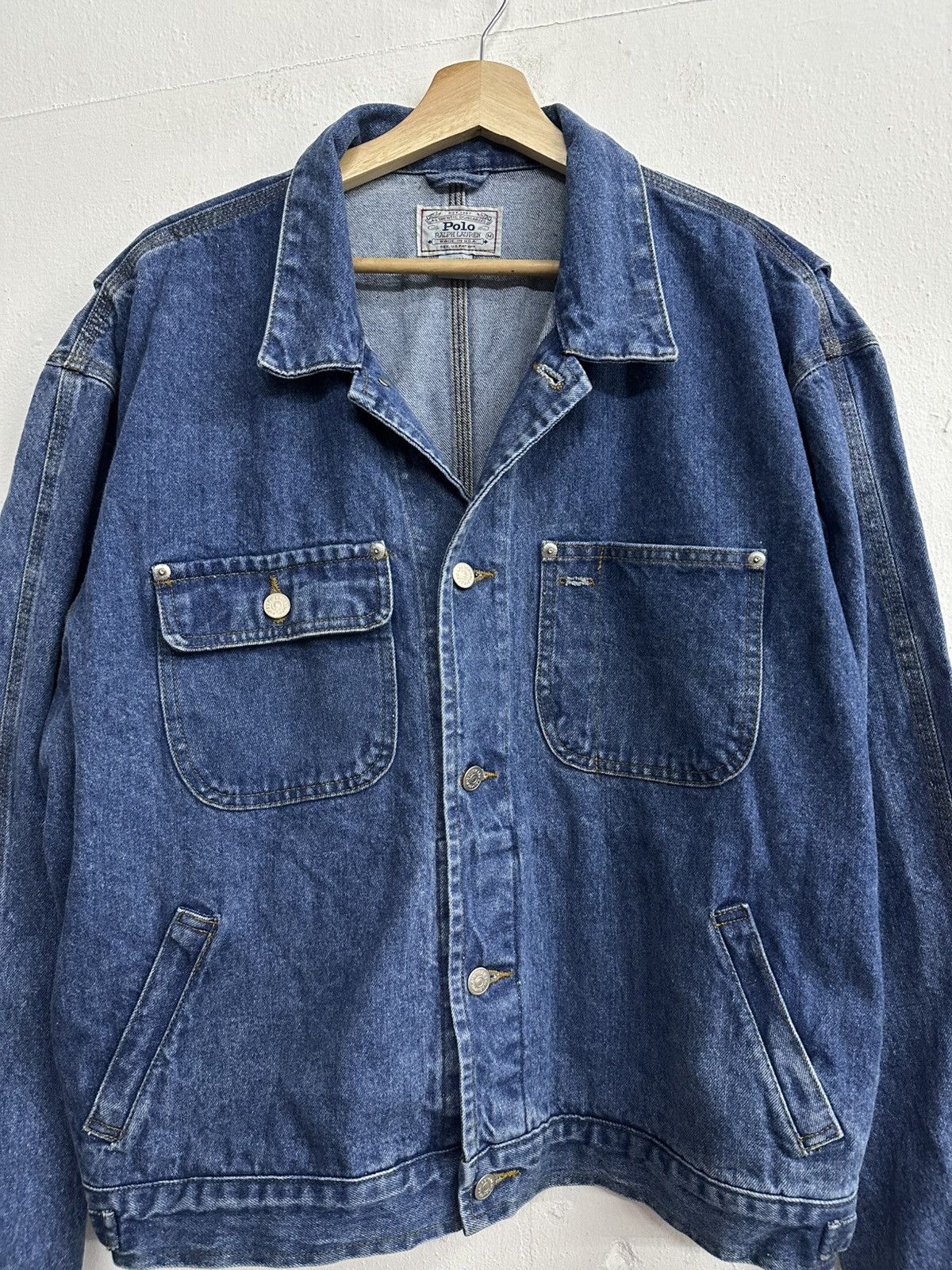 Polo Ralph Lauren 90’s Polo Ralph Lauren Denim Ye’ Style Jacket Size US M / EU 48-50 / 2 - 3 Thumbnail