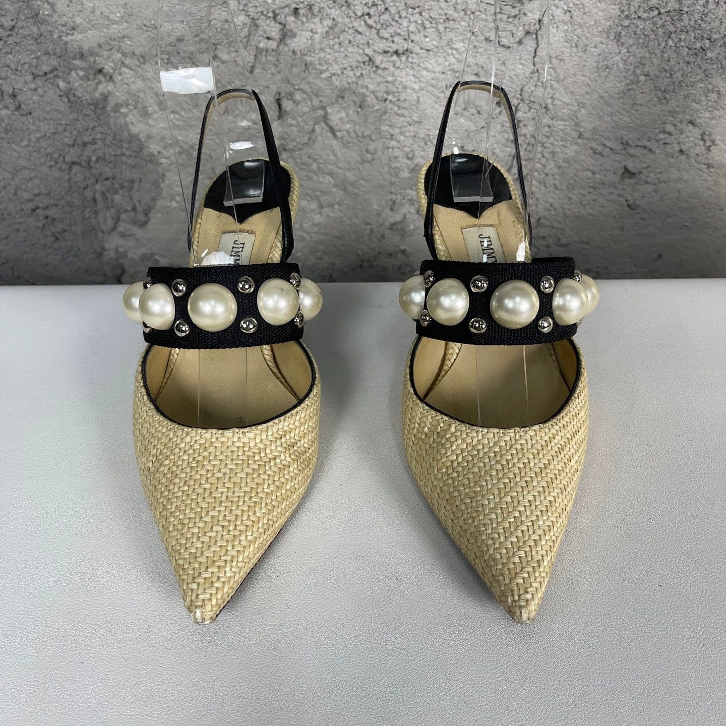 Jimmy Choo Jimmy Choo Pearl Heel Sandals 37 95 New Size US 6.5 / IT 36.5 - 7 Thumbnail