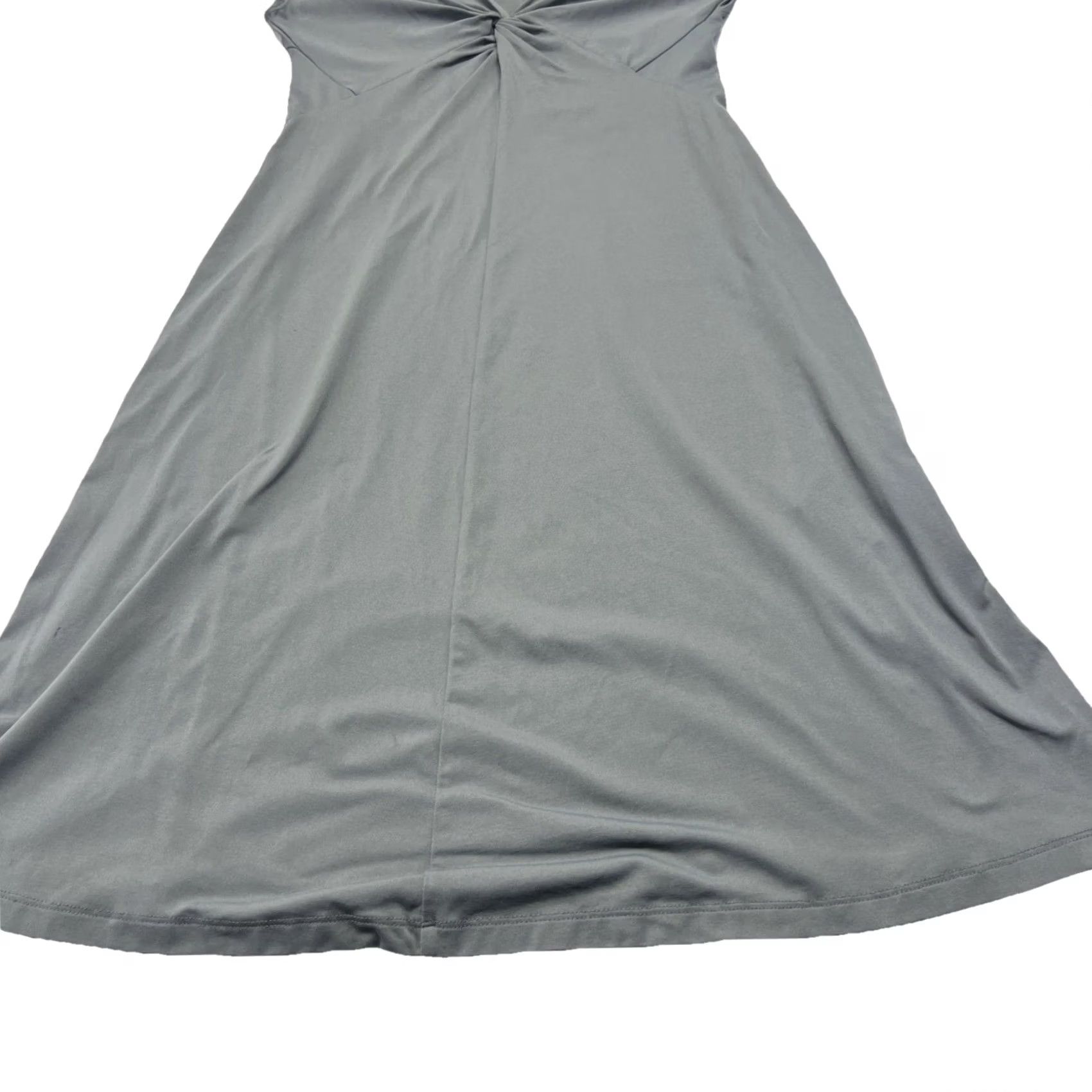 Patagonia Patagonia Dress Women Sleeveless Twist Front Knee Length Gray M Stretch Nylon Spandex Casual Travel Tank Size M / US 6-8 / IT 42-44 - 2 Thumbnail