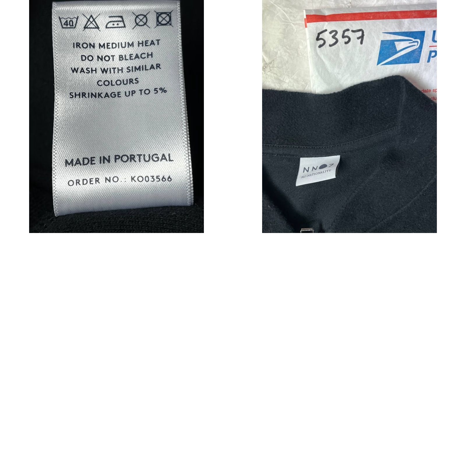 NN07 NN07 NO Nationality Full Zip Black Sweatshirt Jacket XL Men Shirt Jacket Casual Logo Size US XL / EU 56 / 4 - 8 Thumbnail