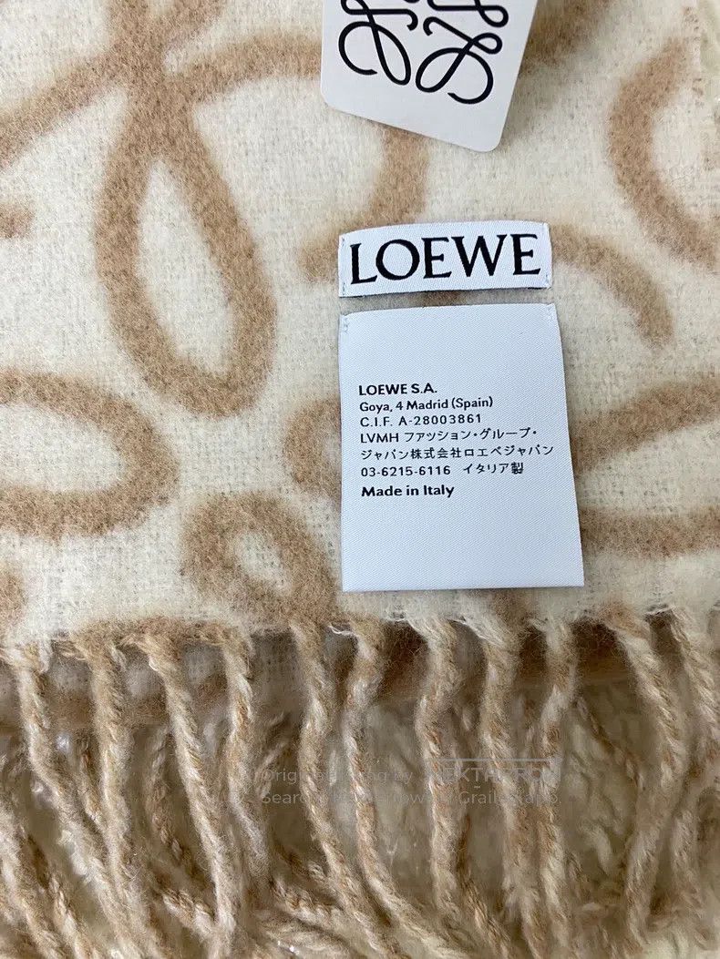 Loewe Loewe Frost resistant wool scarf Size ONE SIZE - 3 Thumbnail
