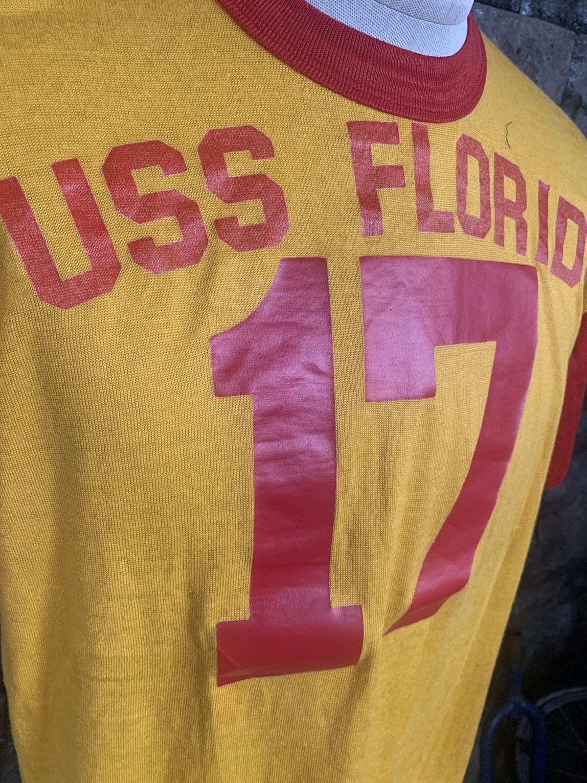 Vintage Vintage 60s Durack USS Florida Jersey Size US XL / EU 56 / 4 - 4 Thumbnail