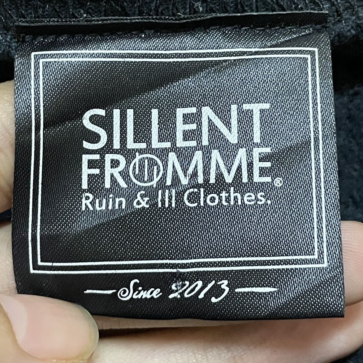 Japanese Brand Rare Design Japanese Brand Silent From Me Sweatshirt 2000s Size US XXL / EU 58 / 5 - 11 Thumbnail