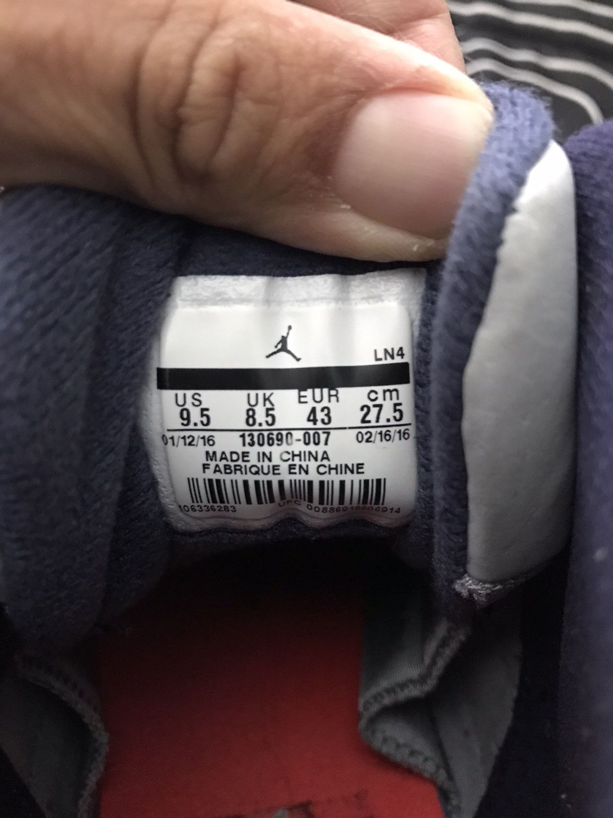 Jordan Brand × Nike Jordan 12 university blue Size: 9.5 Size US 9.5 / EU 42-43 - 10 Thumbnail