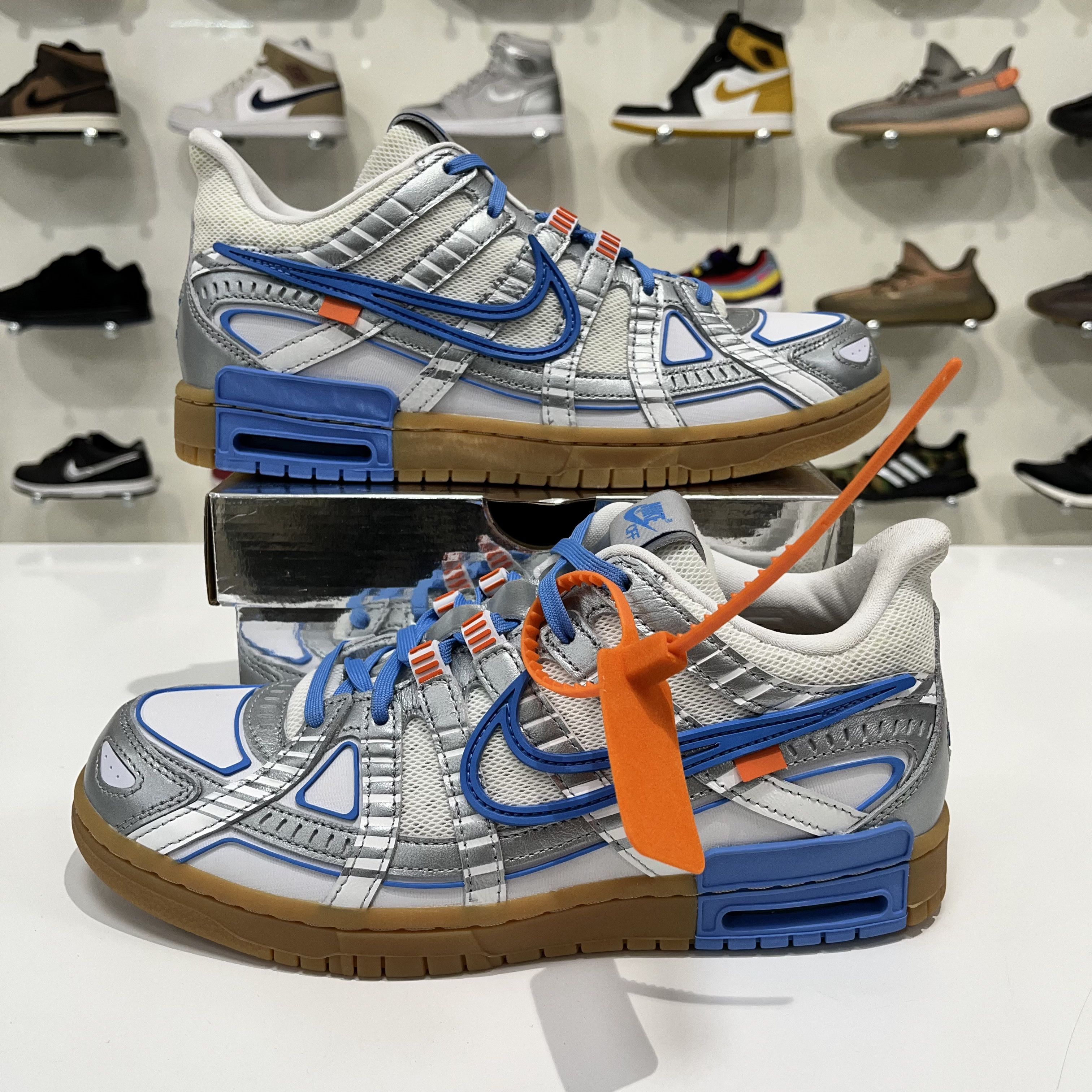 Nike × Off-White NIKE DUNK RUBBER LOW X OFF-WHITE UNIVERSITY BLUE Size US 9.5 / EU 42-43 - 1 Thumbnail