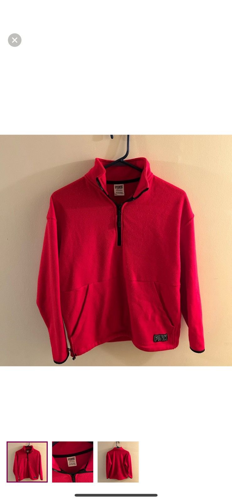 Victoria's Secret PINK quarter zip Size XS / US 0-2 / IT 36-38 - 1 Thumbnail