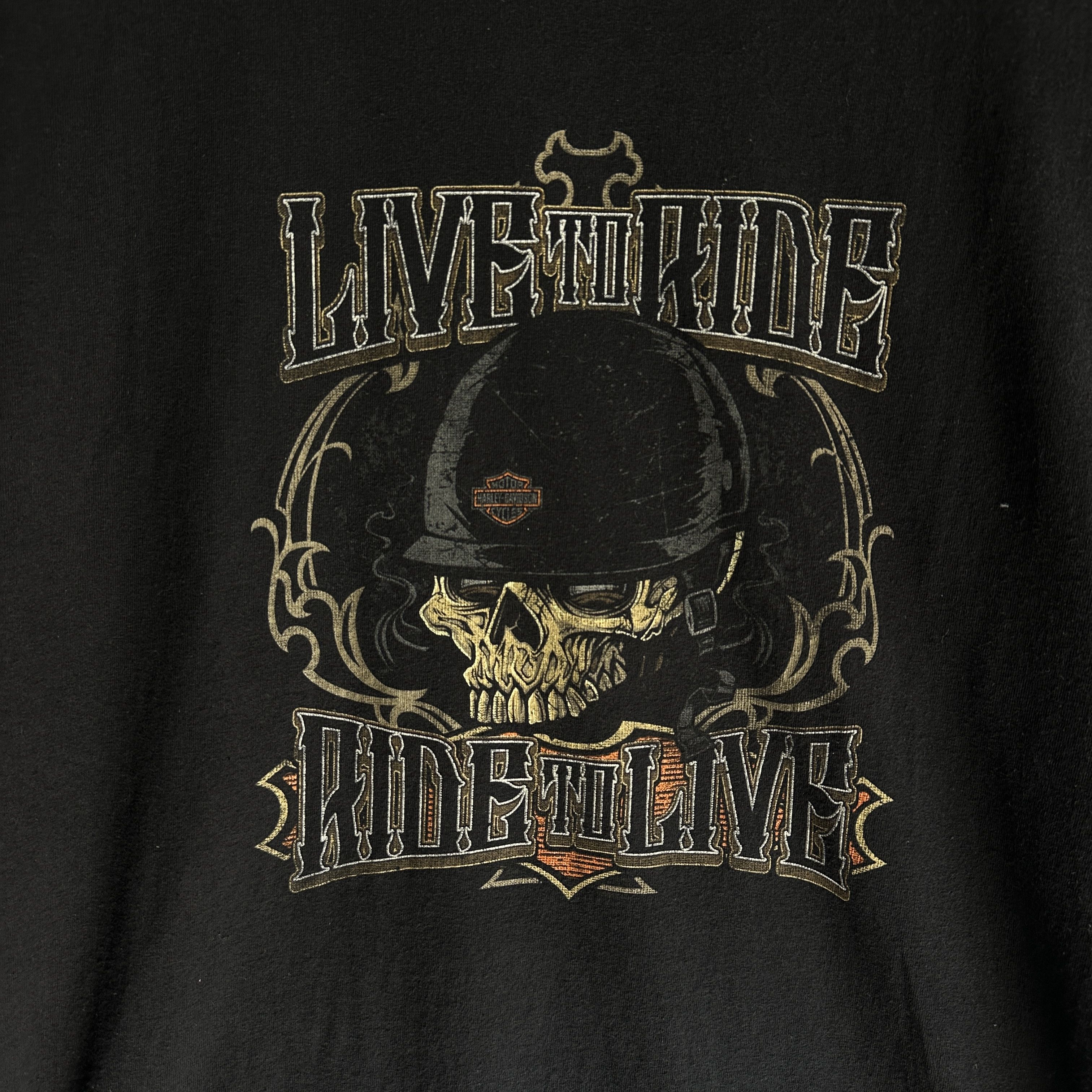 Harley Davidson Vintage Harley Davidson T Shirt Mens XL Black Skull Cancun Size US XL / EU 56 / 4 - 3 Thumbnail