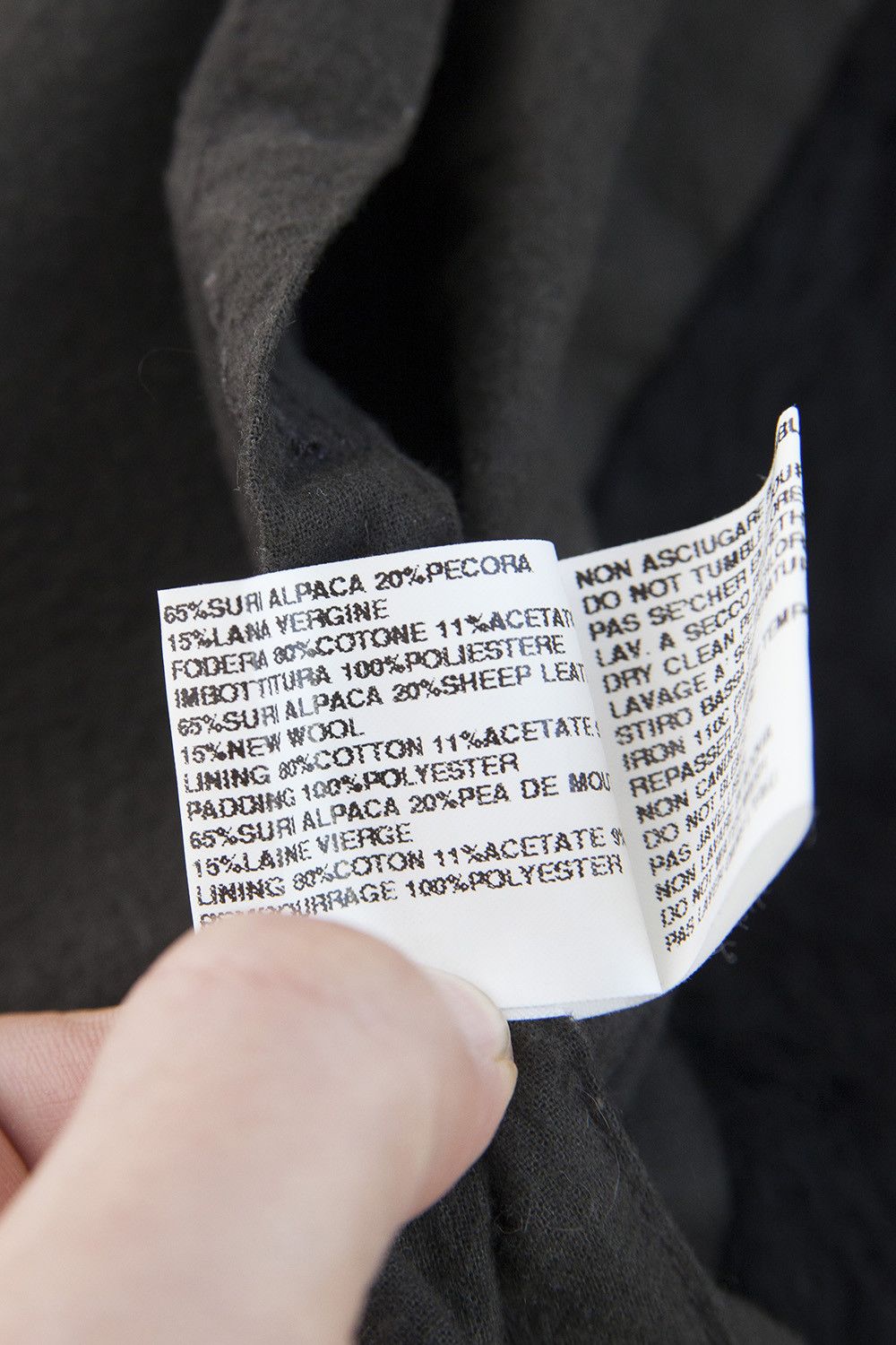 Rick Owens Leather & alpaca jacket Size S / US 4 / IT 40 - 12 Thumbnail