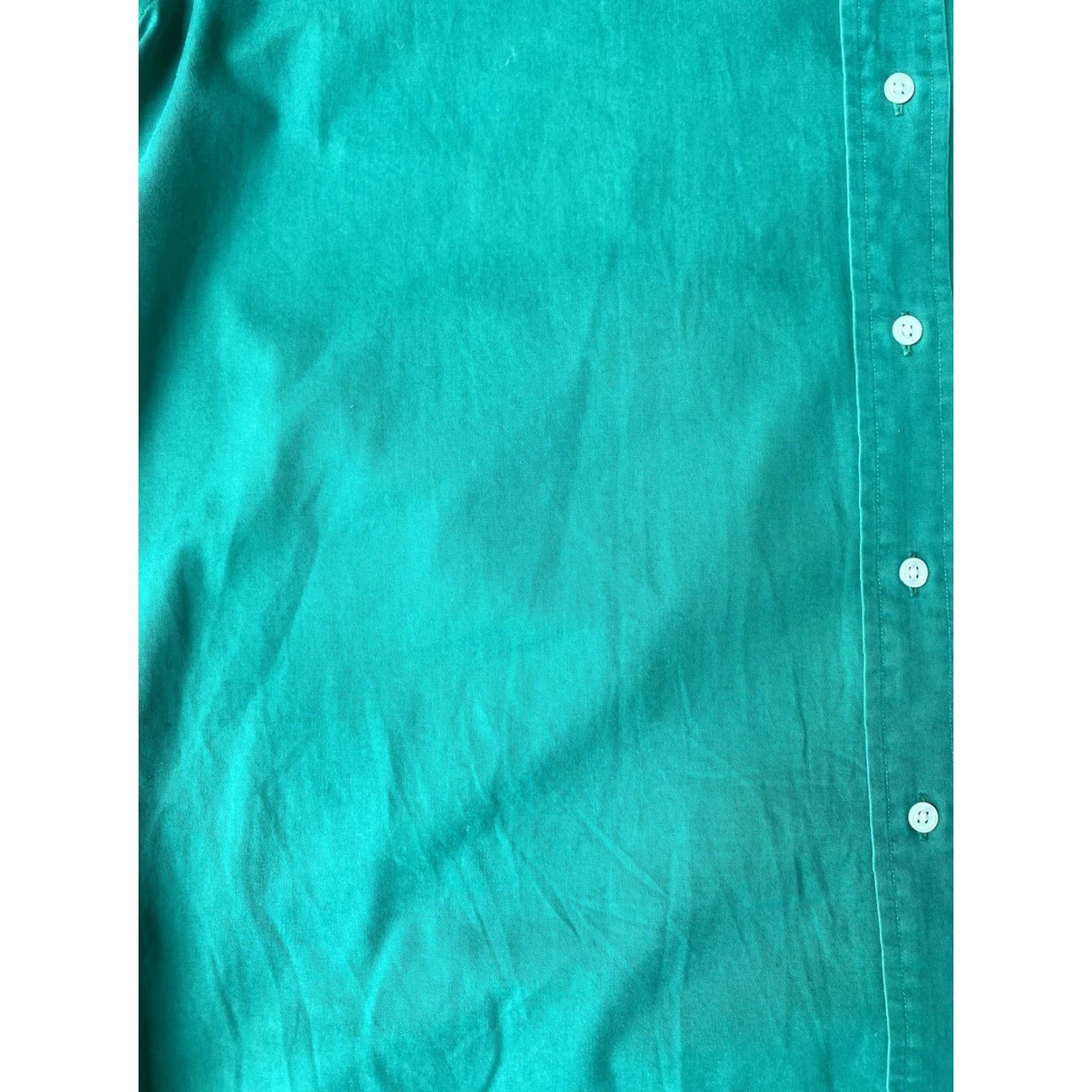 Polo Ralph Lauren VINTAGE Polo Ralph Lauren Blake Button Short Sleeve Shirt Men’s Large Green Size US L / EU 52-54 / 3 - 5 Thumbnail