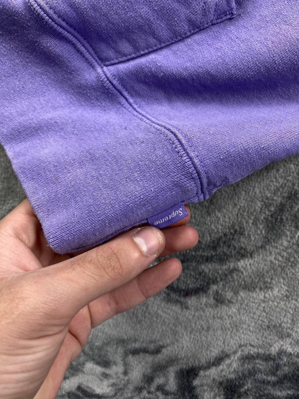Supreme Supreme Nose Bleed Hoodie Big Logo Men Size M Purple Size US M / EU 48-50 / 2 - 3 Thumbnail