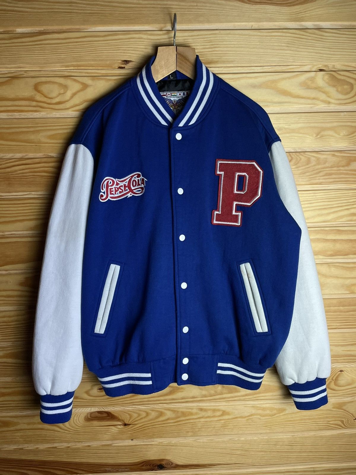 Pepsi × Vintage Vintage Pepsi Cola Bomber Jacket Y2K 90s Size US L / EU 52-54 / 3 - 9 Thumbnail