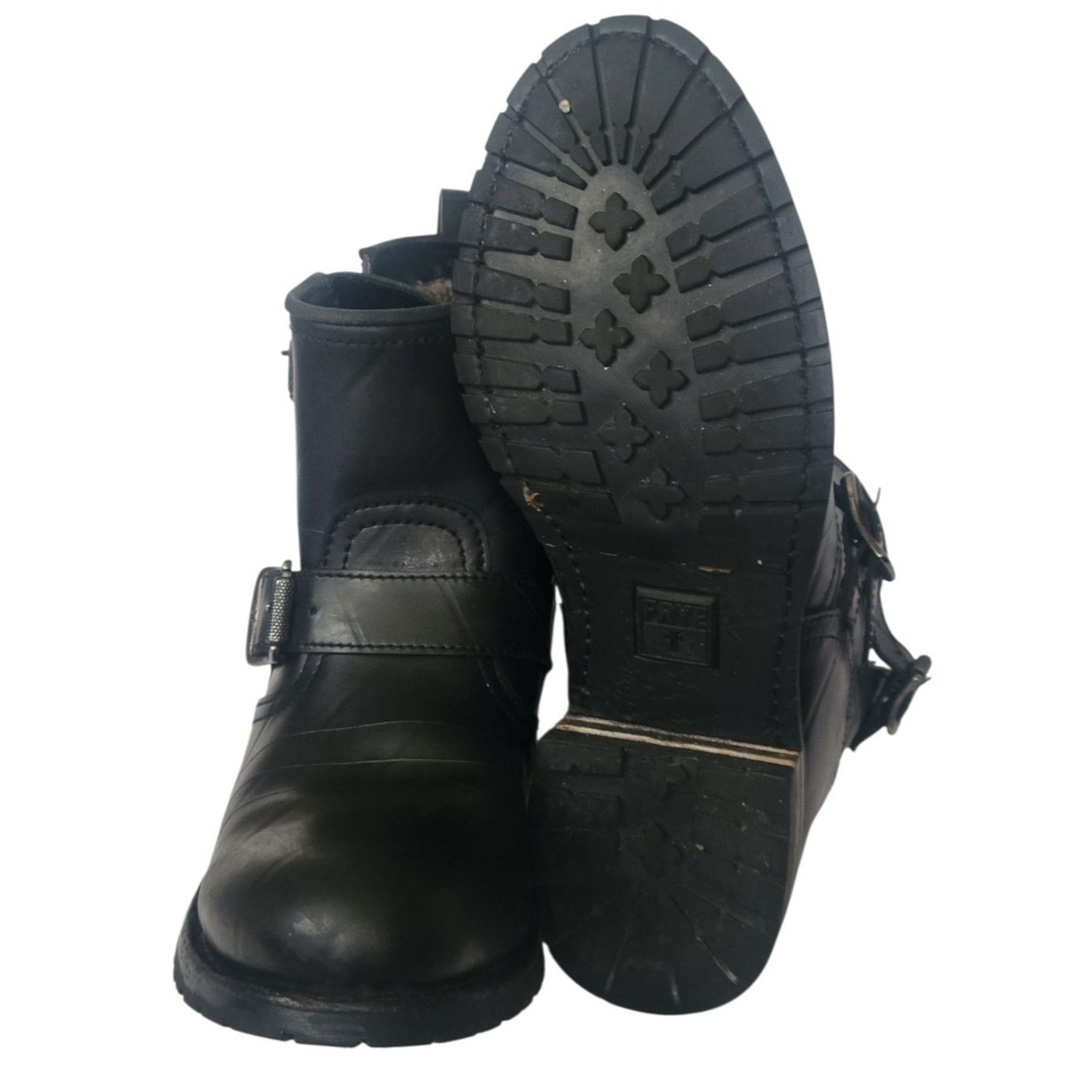 Frye FRYE Rain Women Boots SHEARLING FUR Lined Rubber Size US 9 M Size US 9 / IT 39 - 7 Thumbnail