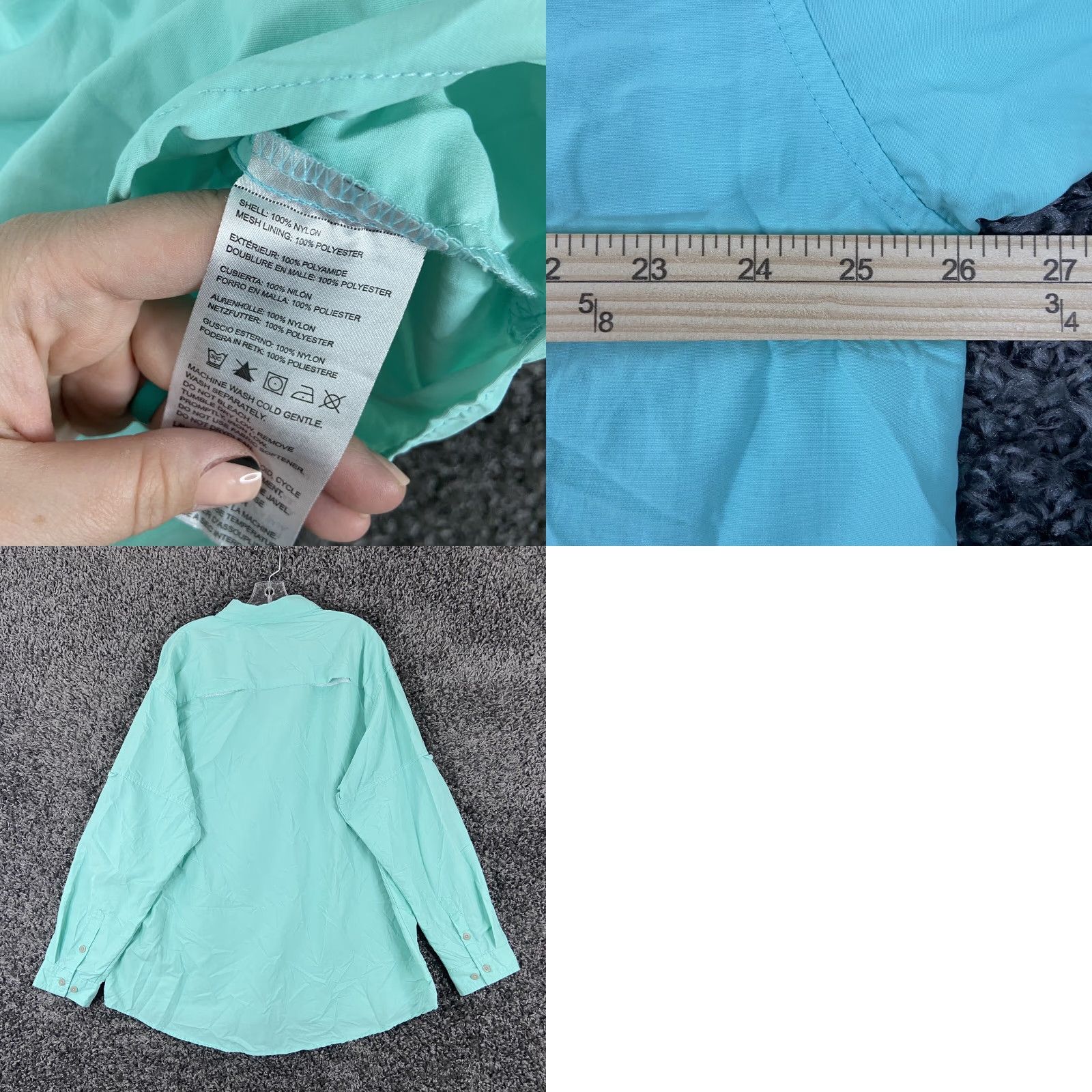 Vintage NAVISKIN Outdoor Long Sleeve Button-Up Shirt Men’s XL Blue Size US XL / EU 56 / 4 - 8 Thumbnail
