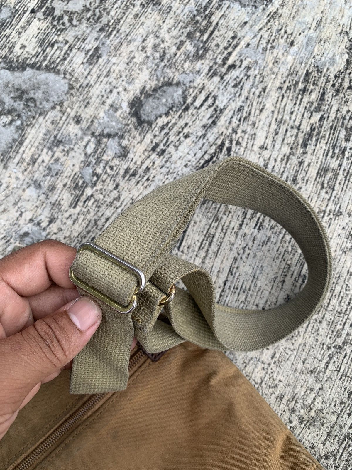 Porter Sun faded and dirty Canvas Porter cross body/sling bag Size ONE SIZE - 8 Thumbnail